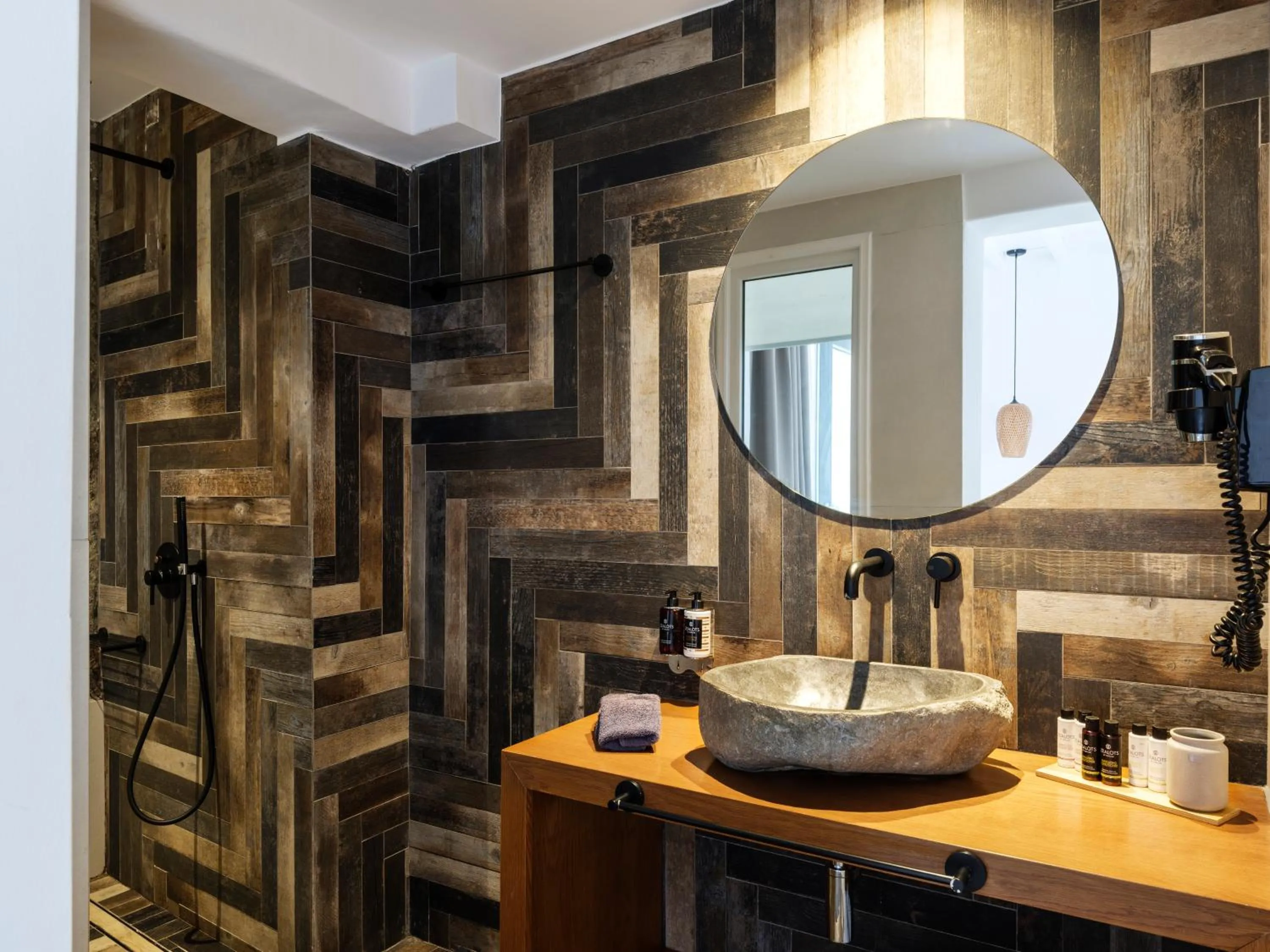 Bathroom in Ftelia Bay Boutique Hotel