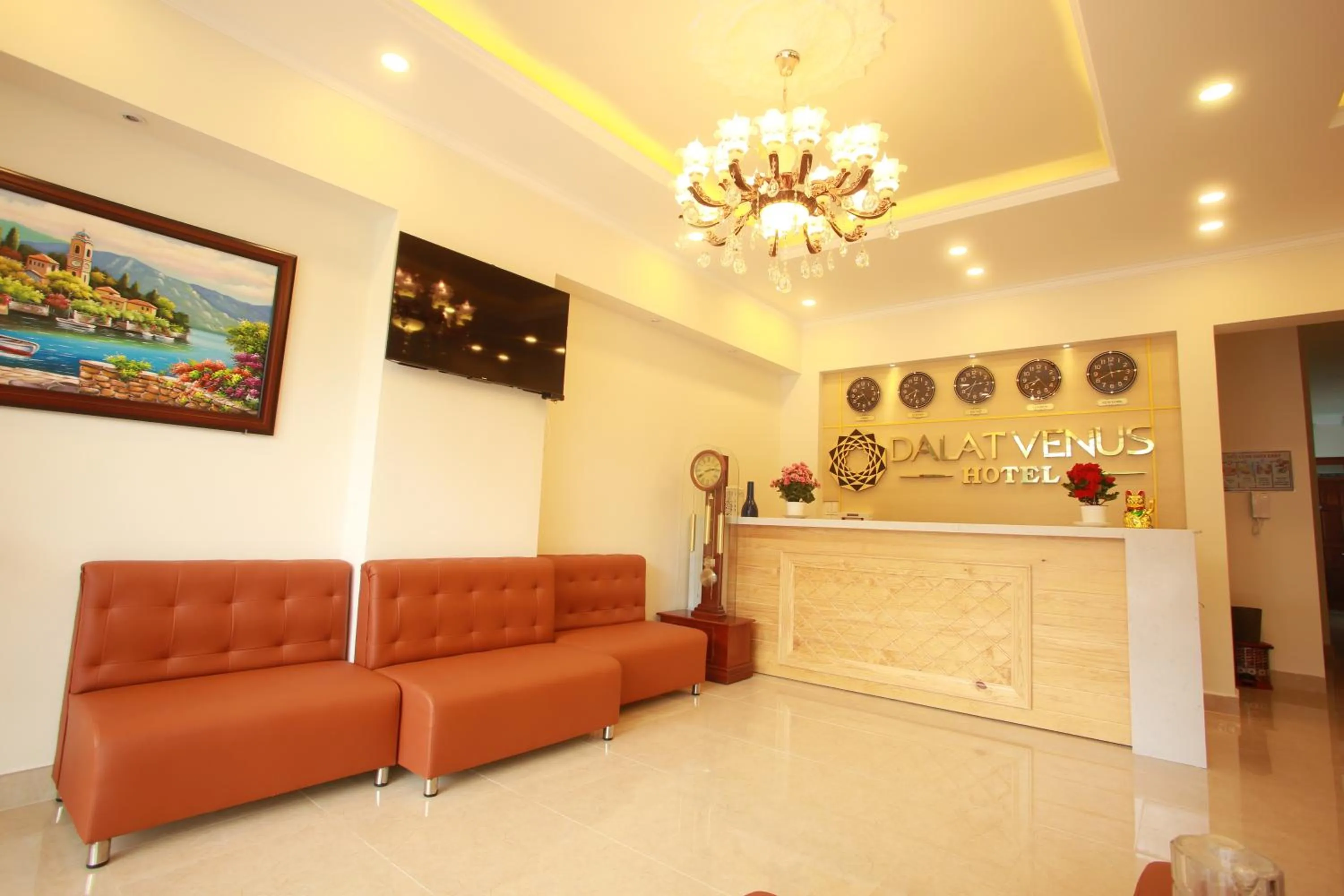 Lobby or reception in Dalat Venus Hotel