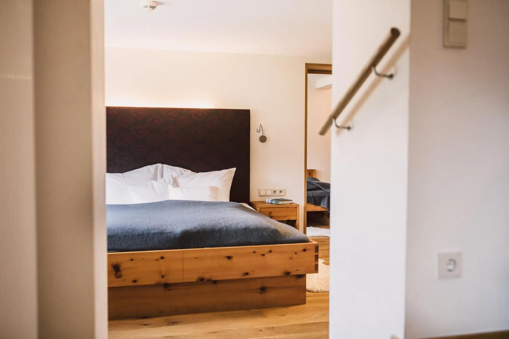 Bedroom, Bed in Hotel Alpenrose