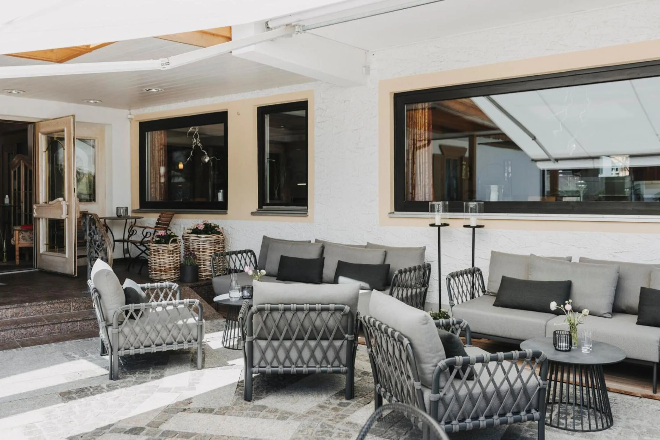 Patio in Hotel Alpenrose