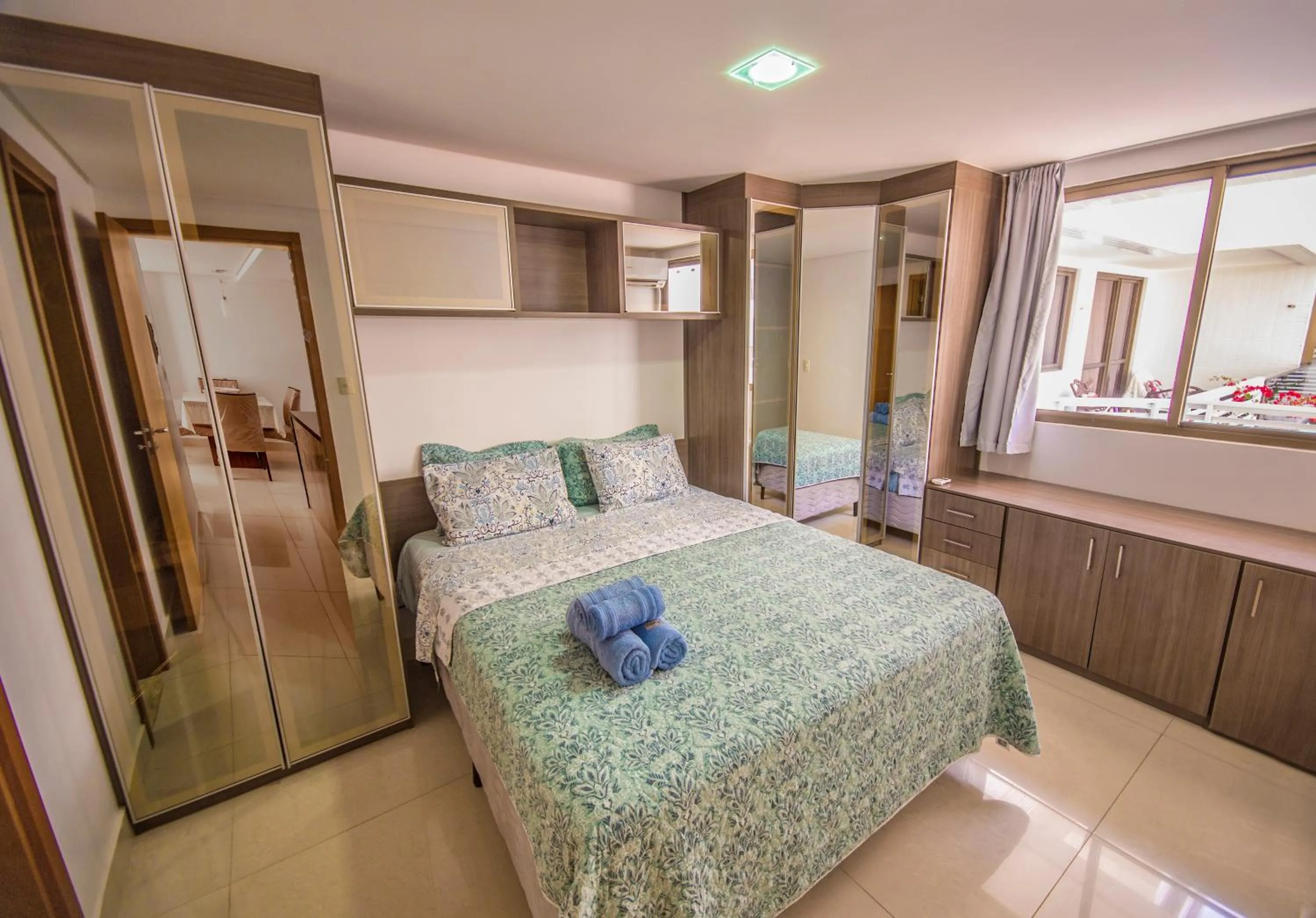 Bedroom, Bed in Unique Beach - Pé Na Areia