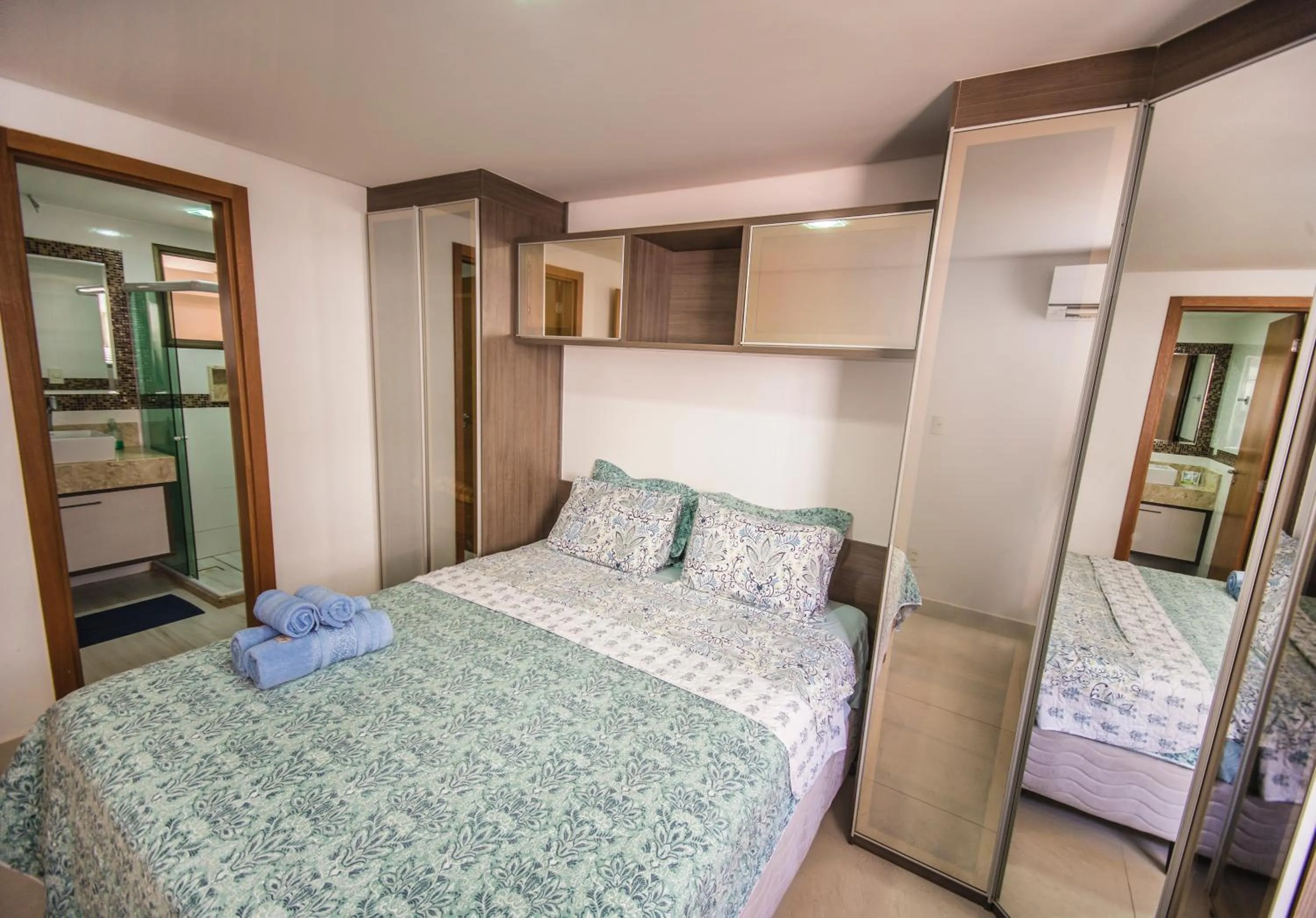 Bedroom, Bed in Unique Beach - Pé Na Areia