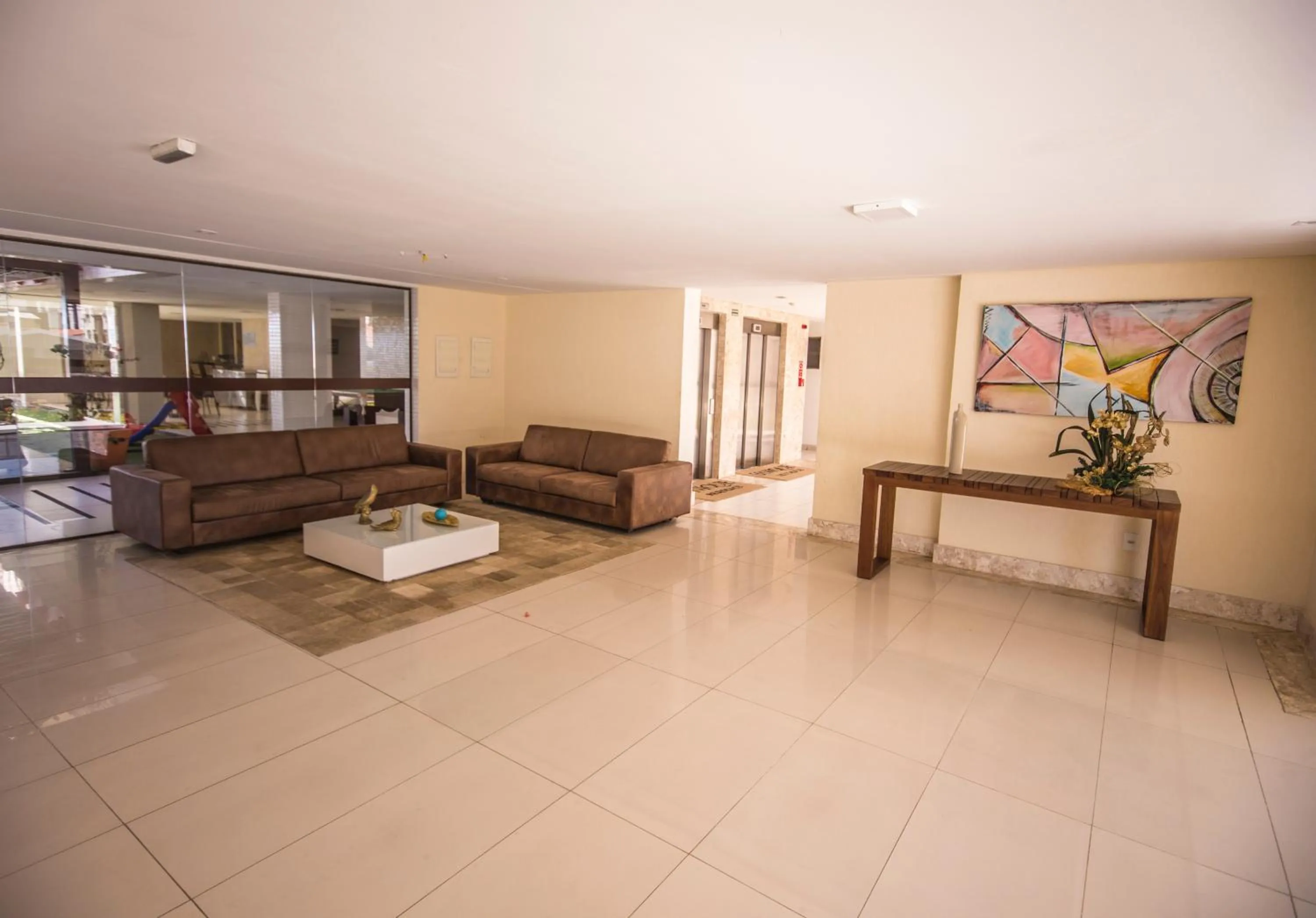Lobby or reception in Unique Beach - Pé Na Areia