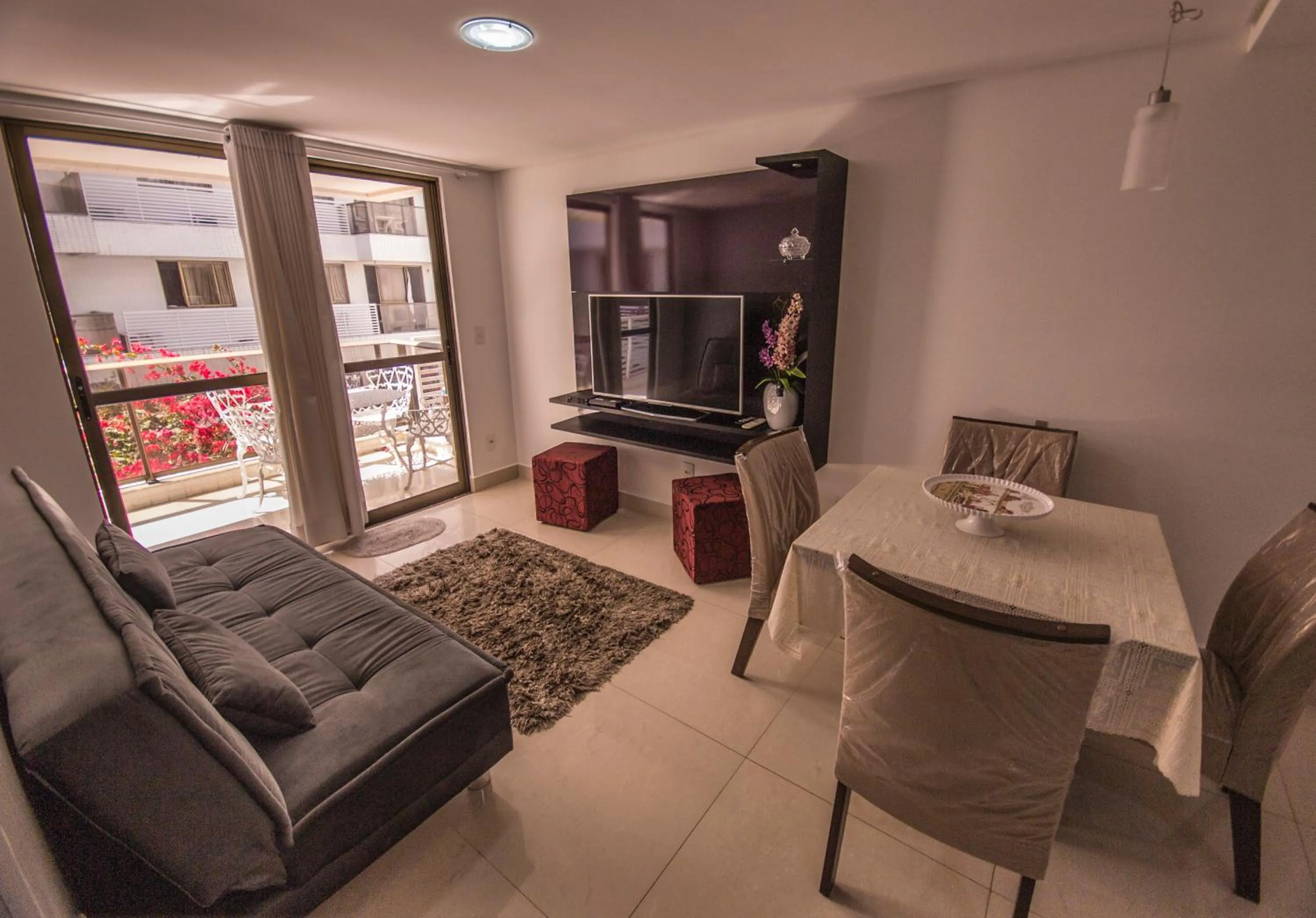 Communal lounge/ TV room in Unique Beach - Pé Na Areia