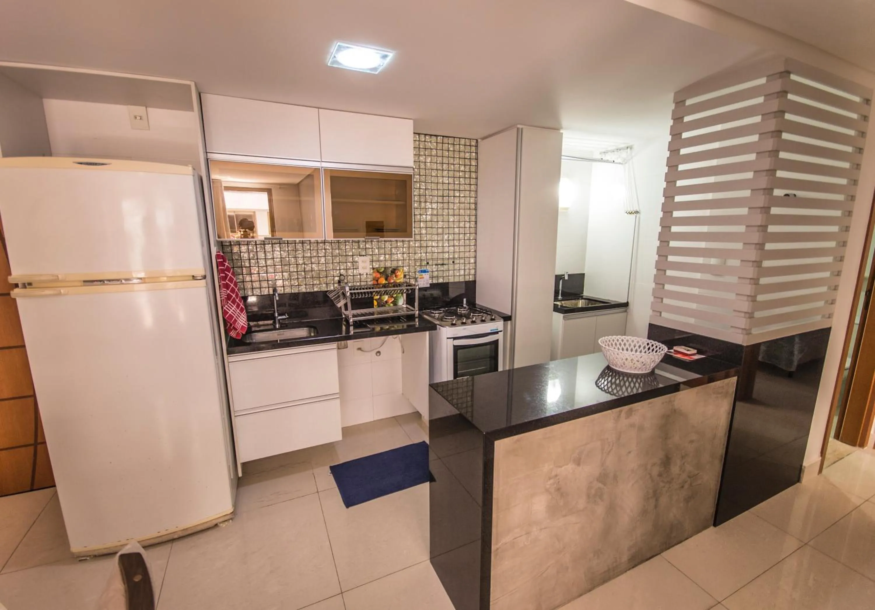 Communal kitchen in Unique Beach - Pé Na Areia