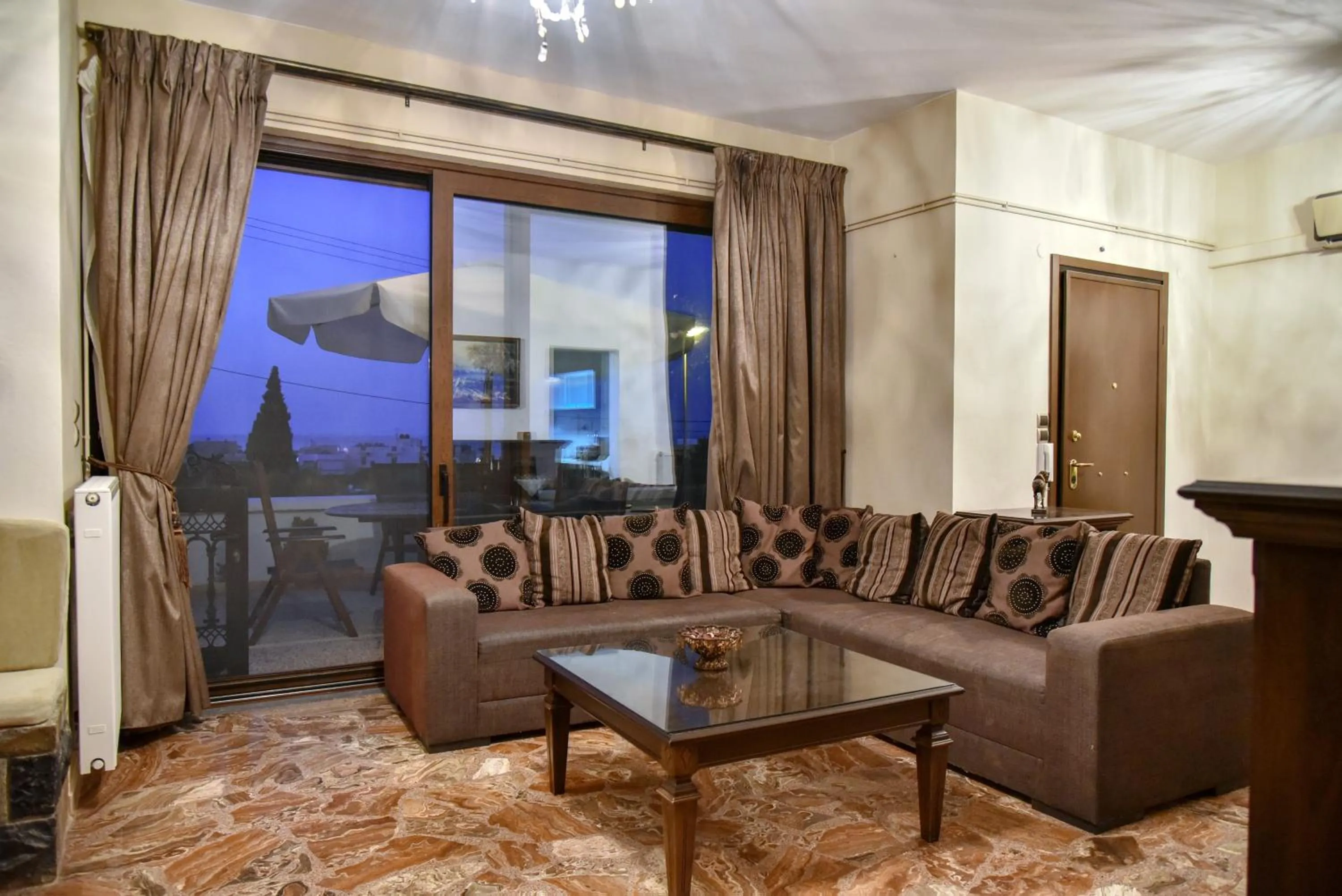 Living room in Iraklis Apartments