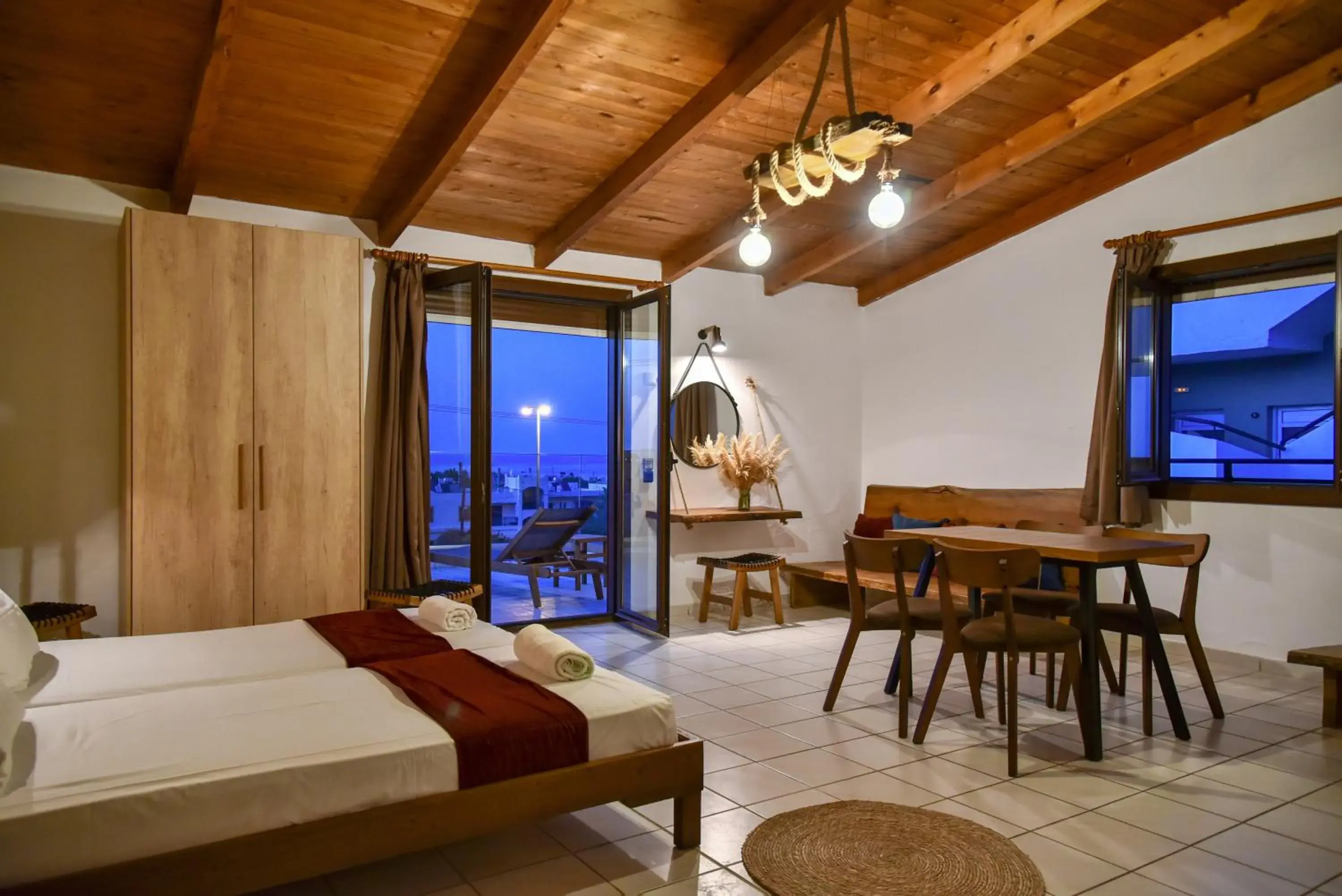 Bed in Iraklis Apartments Bed in Iraklis Apartments