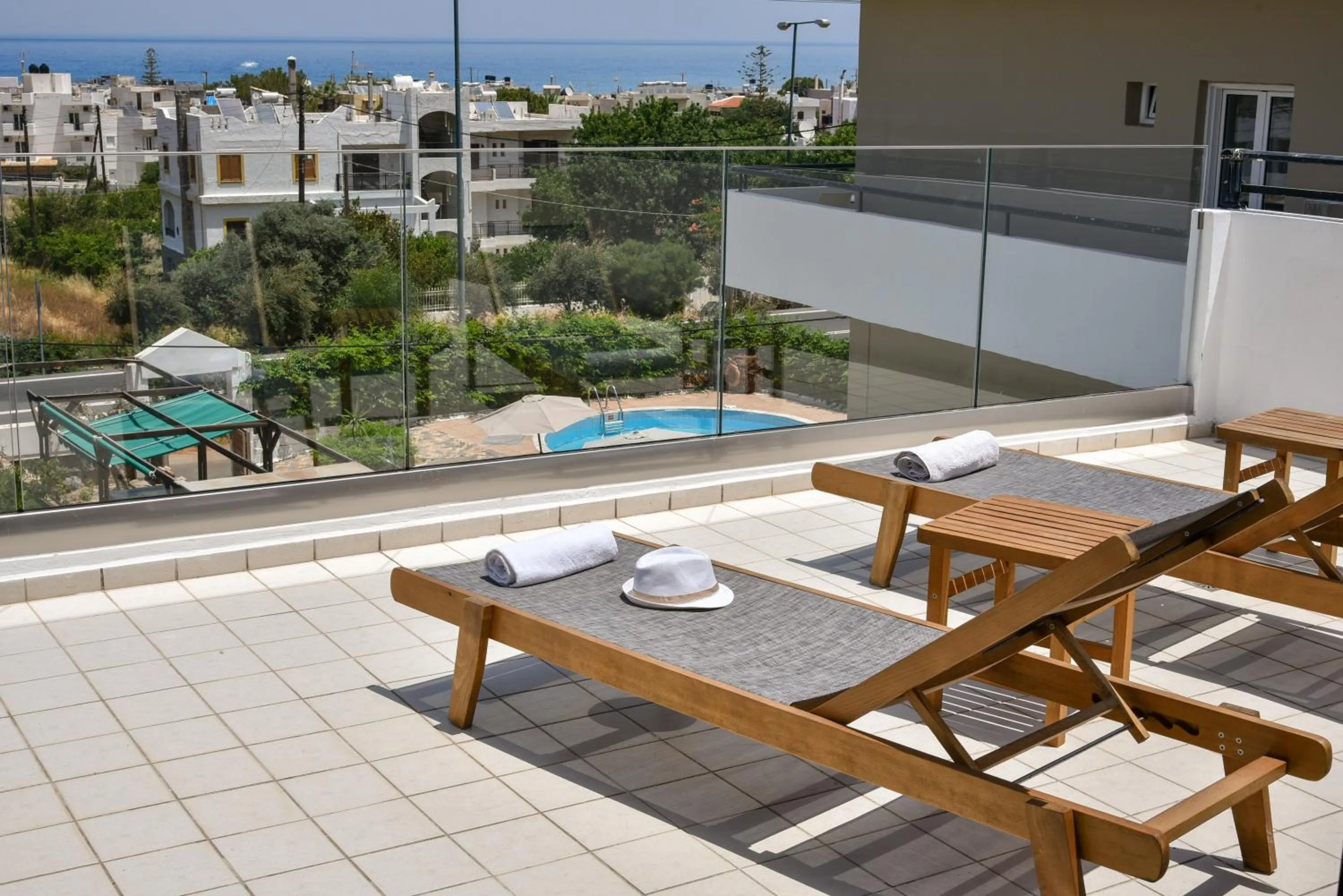 Balcony/Terrace in Iraklis Apartments
