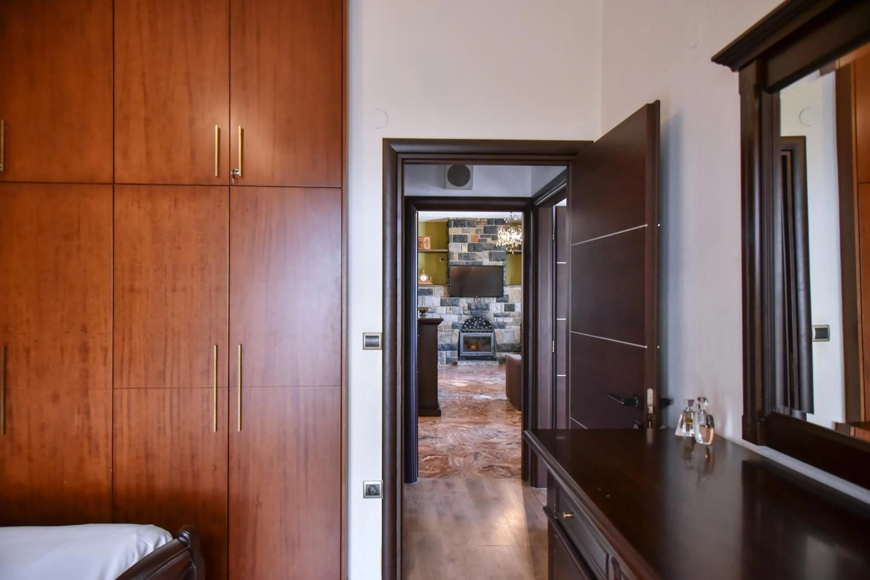 Bedroom in Iraklis Apartments