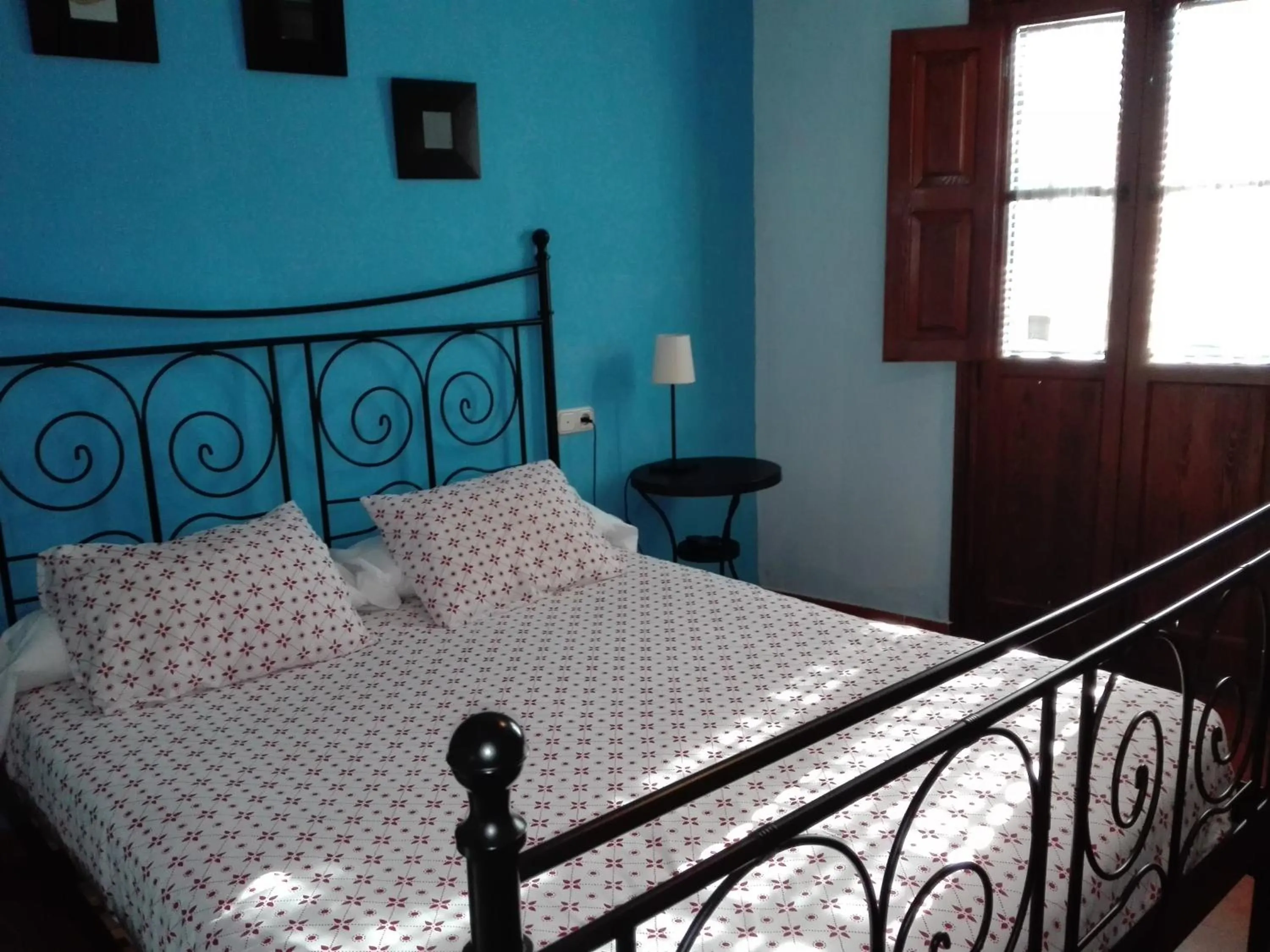 Decorative detail, Bed in La Posada del Recovero