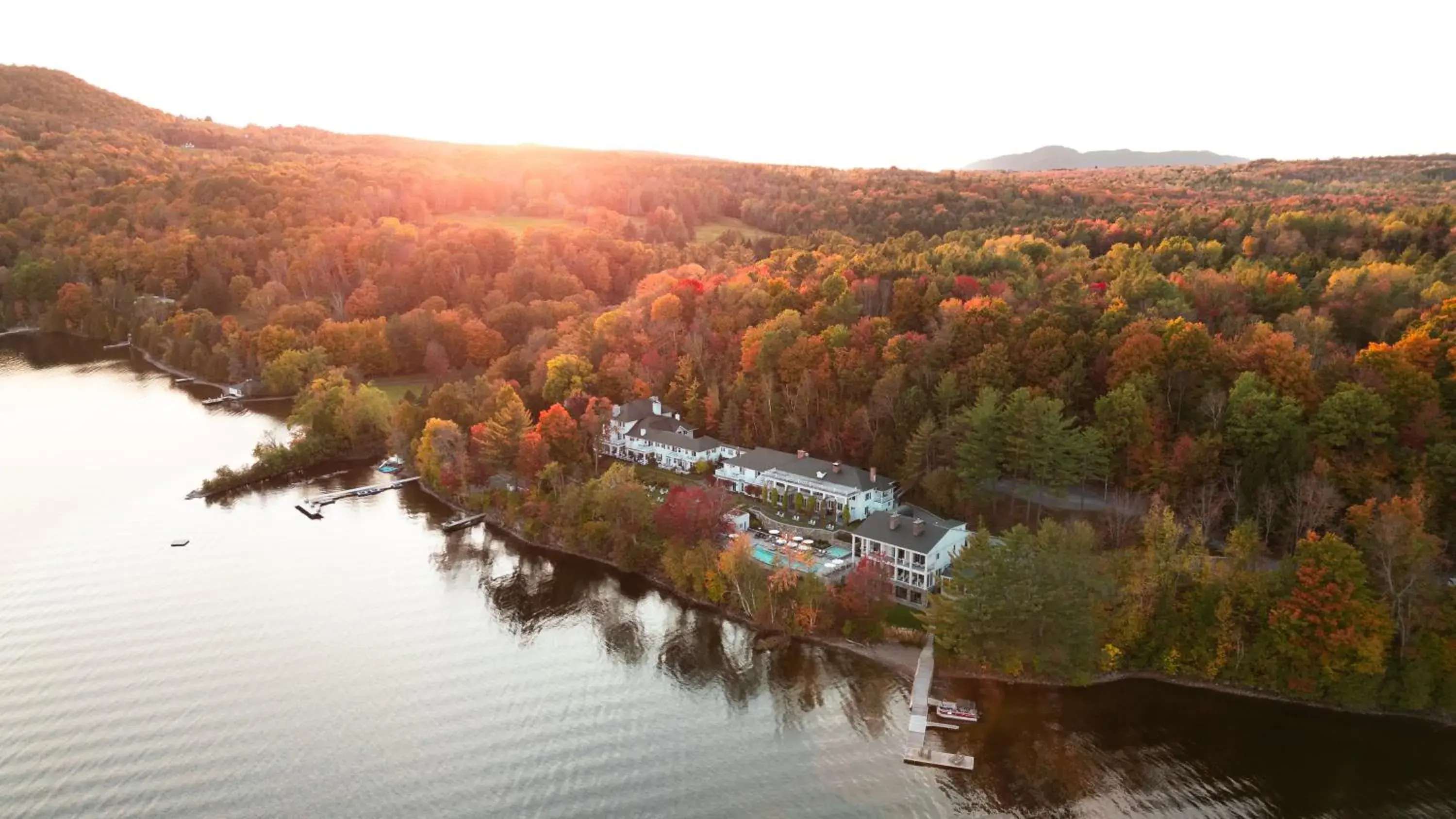 Property building in Manoir Hovey, Relais & Châteaux Property building in Manoir Hovey, Relais & Châteaux