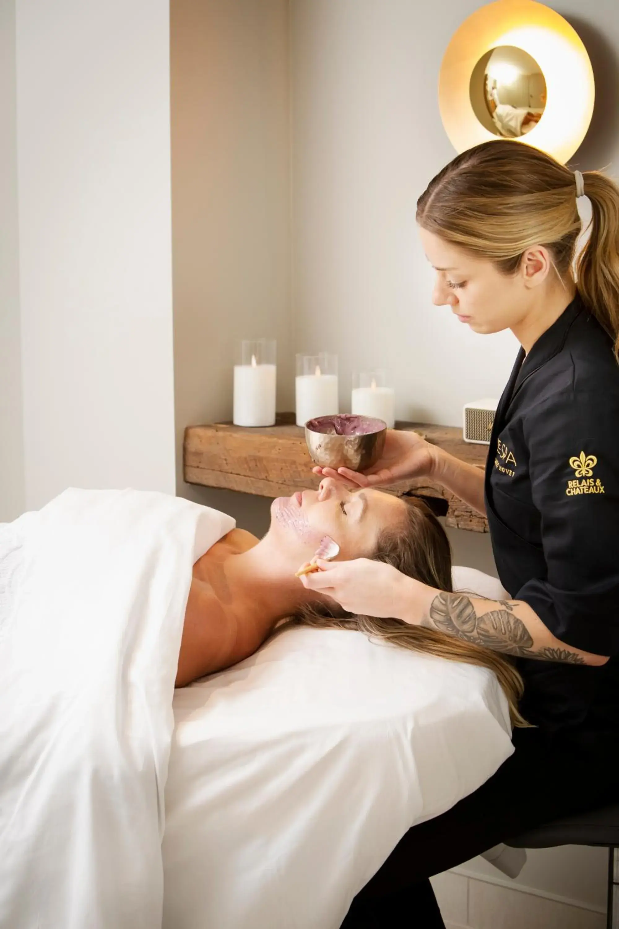 Spa and wellness centre/facilities in Manoir Hovey, Relais & Châteaux Spa and wellness centre/facilities in Manoir Hovey, Relais & Châteaux