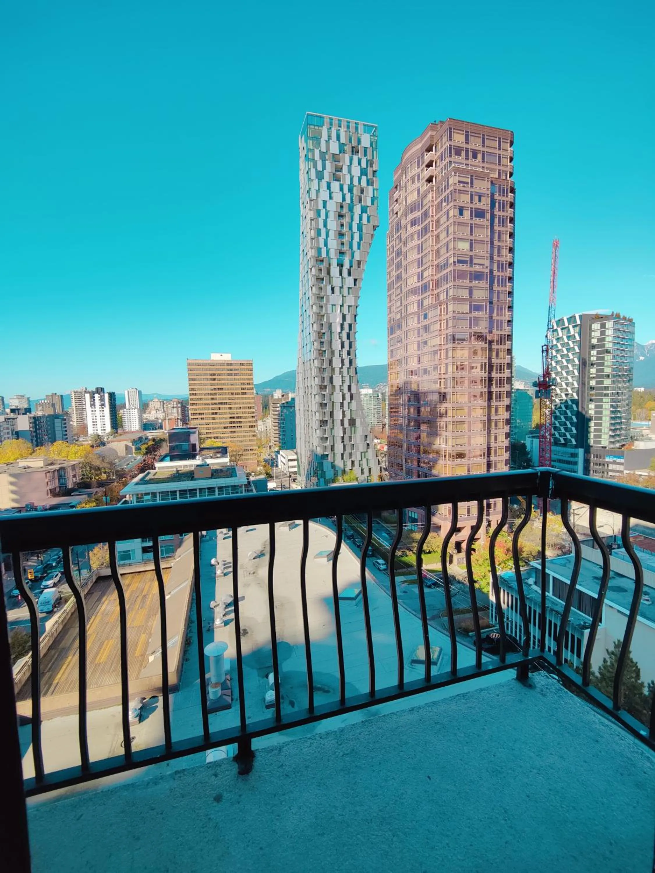 Balcony/Terrace in Divya Sutra Suites on Robson Downtown Vancouver