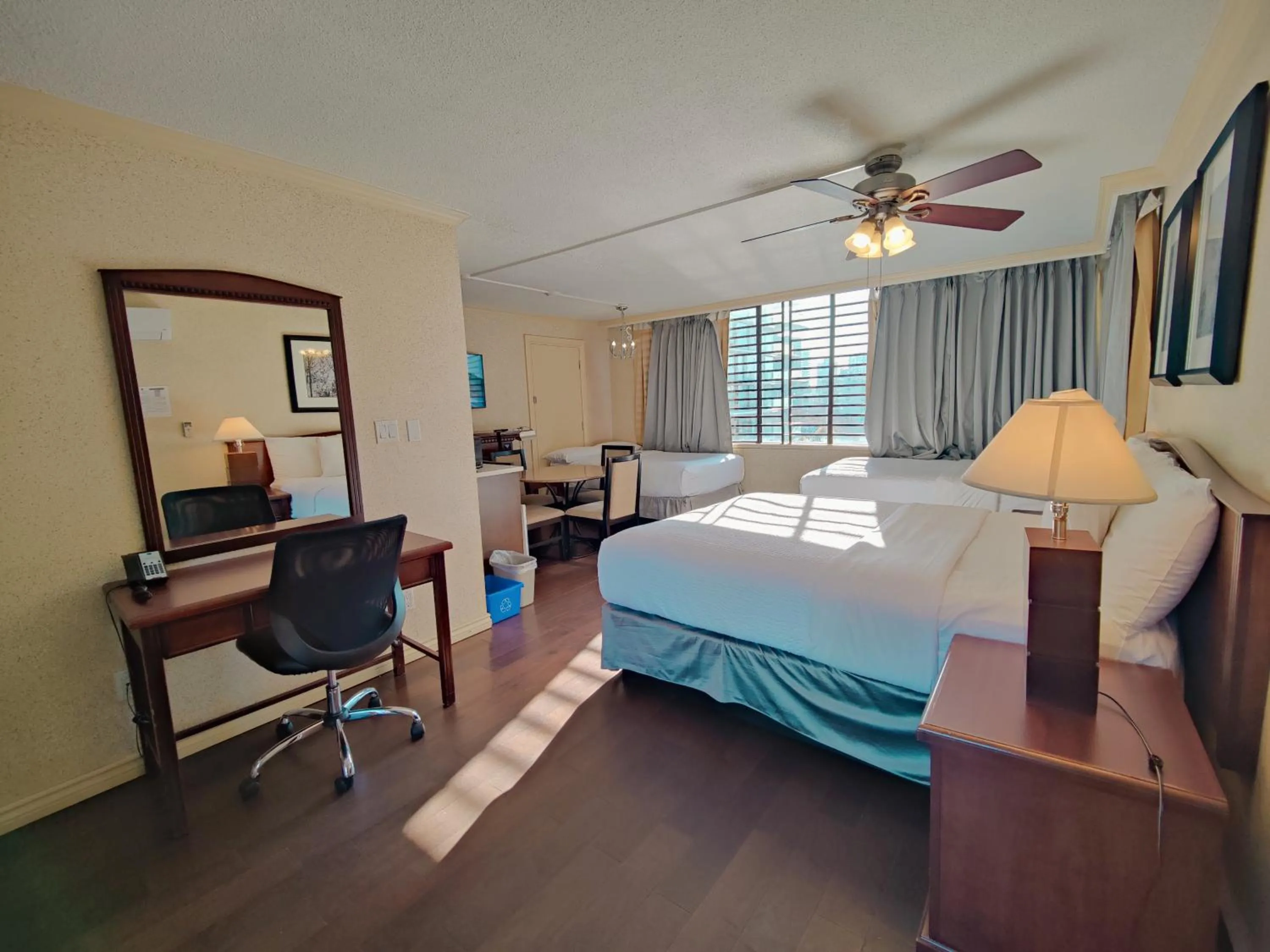 Bedroom, Bed in Divya Sutra Suites on Robson Downtown Vancouver