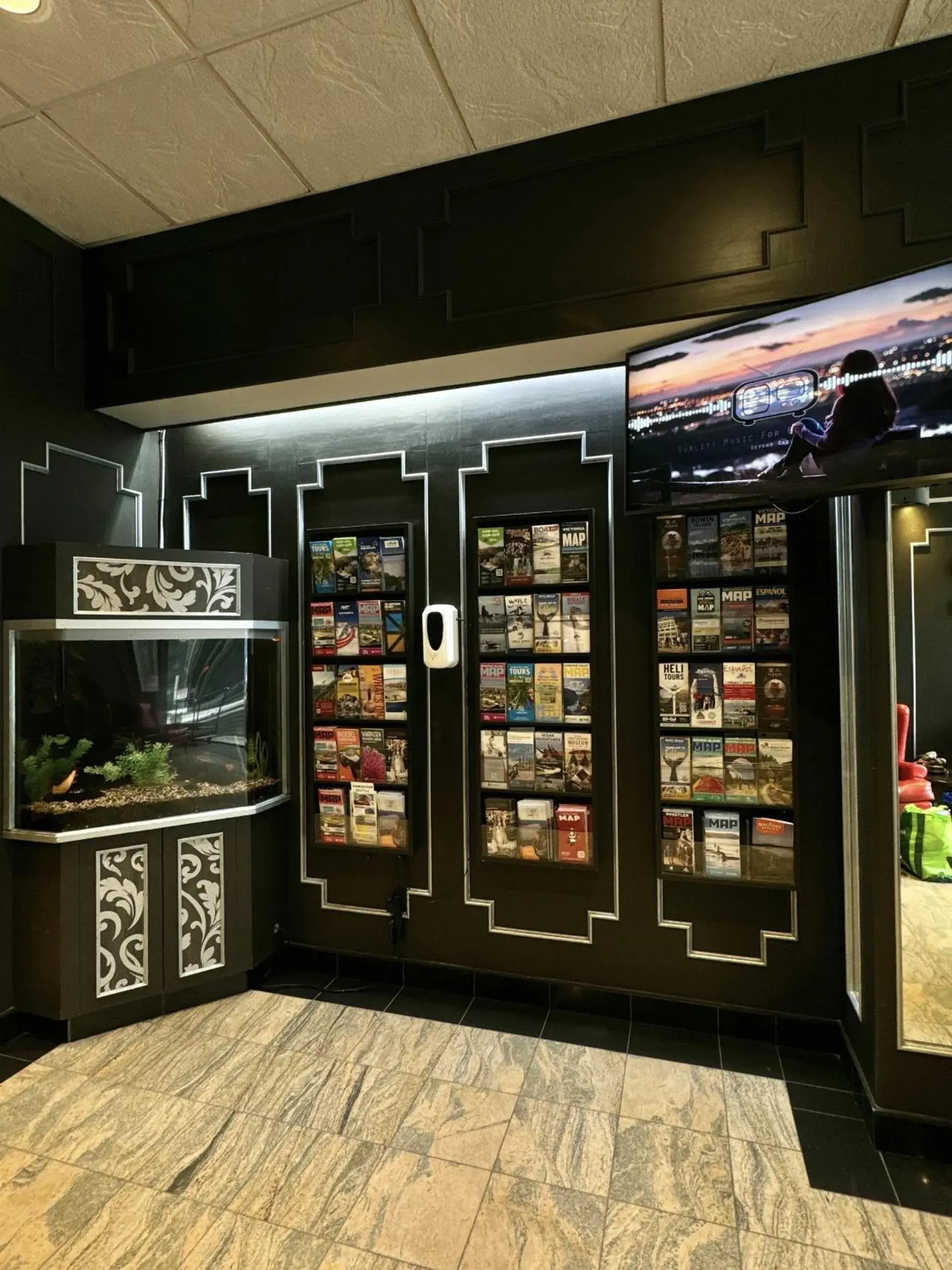 Lobby or reception in Divya Sutra Suites on Robson Downtown Vancouver Lobby or reception in Divya Sutra Suites on Robson Downtown Vancouver