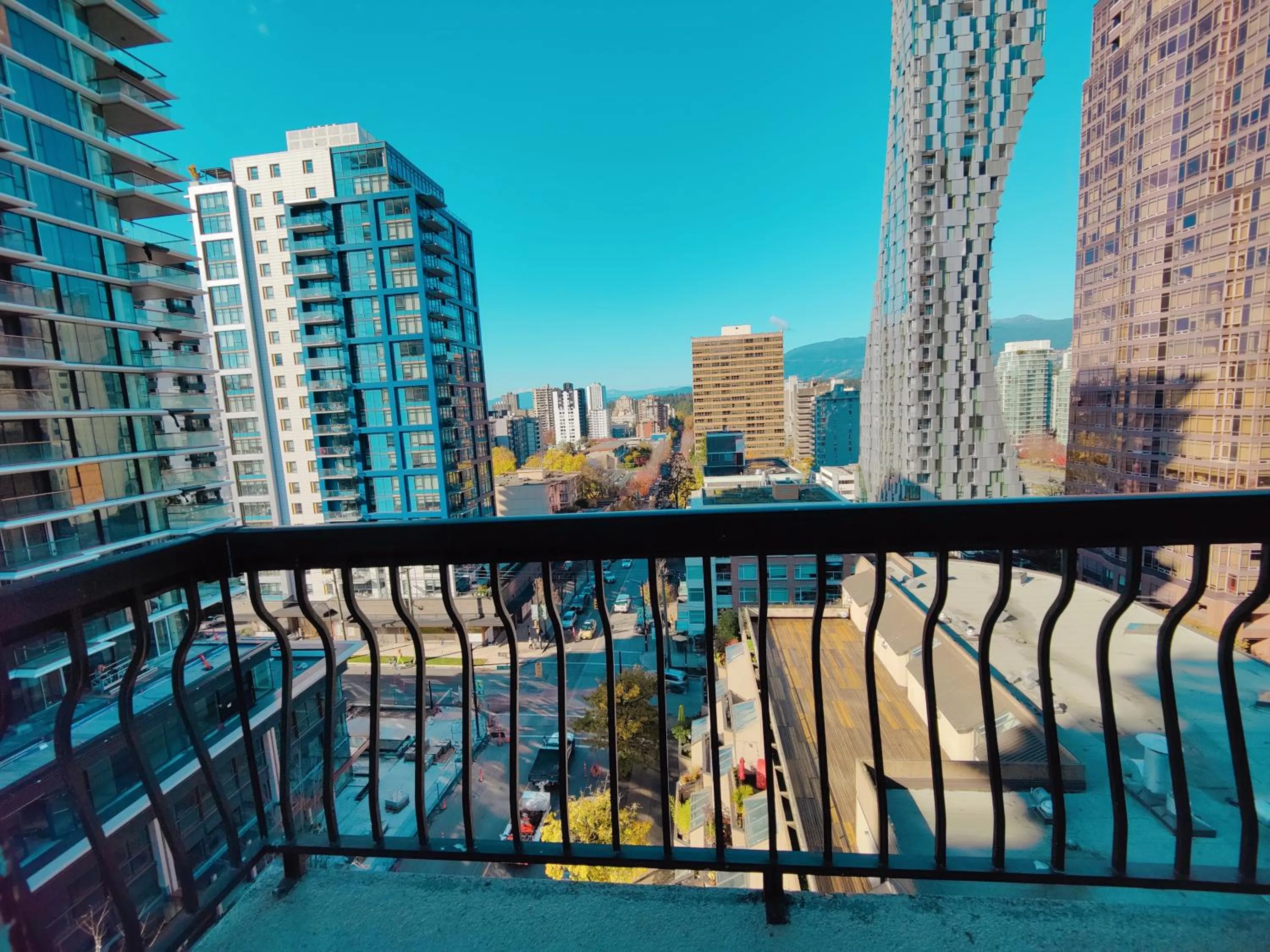 Balcony/Terrace in Divya Sutra Suites on Robson Downtown Vancouver