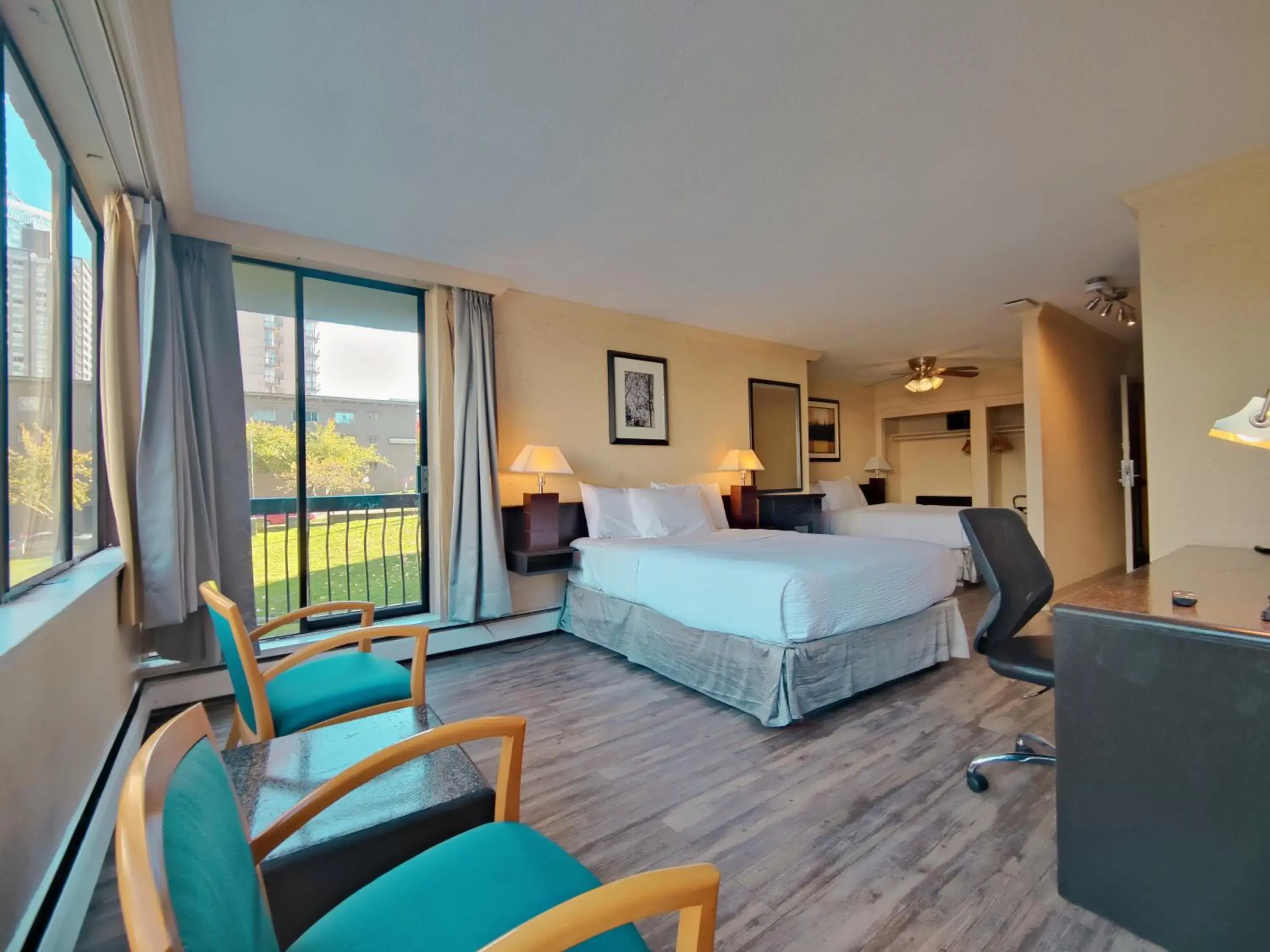 Bedroom, Bed in Divya Sutra Suites on Robson Downtown Vancouver Bedroom, Bed in Divya Sutra Suites on Robson Downtown Vancouver