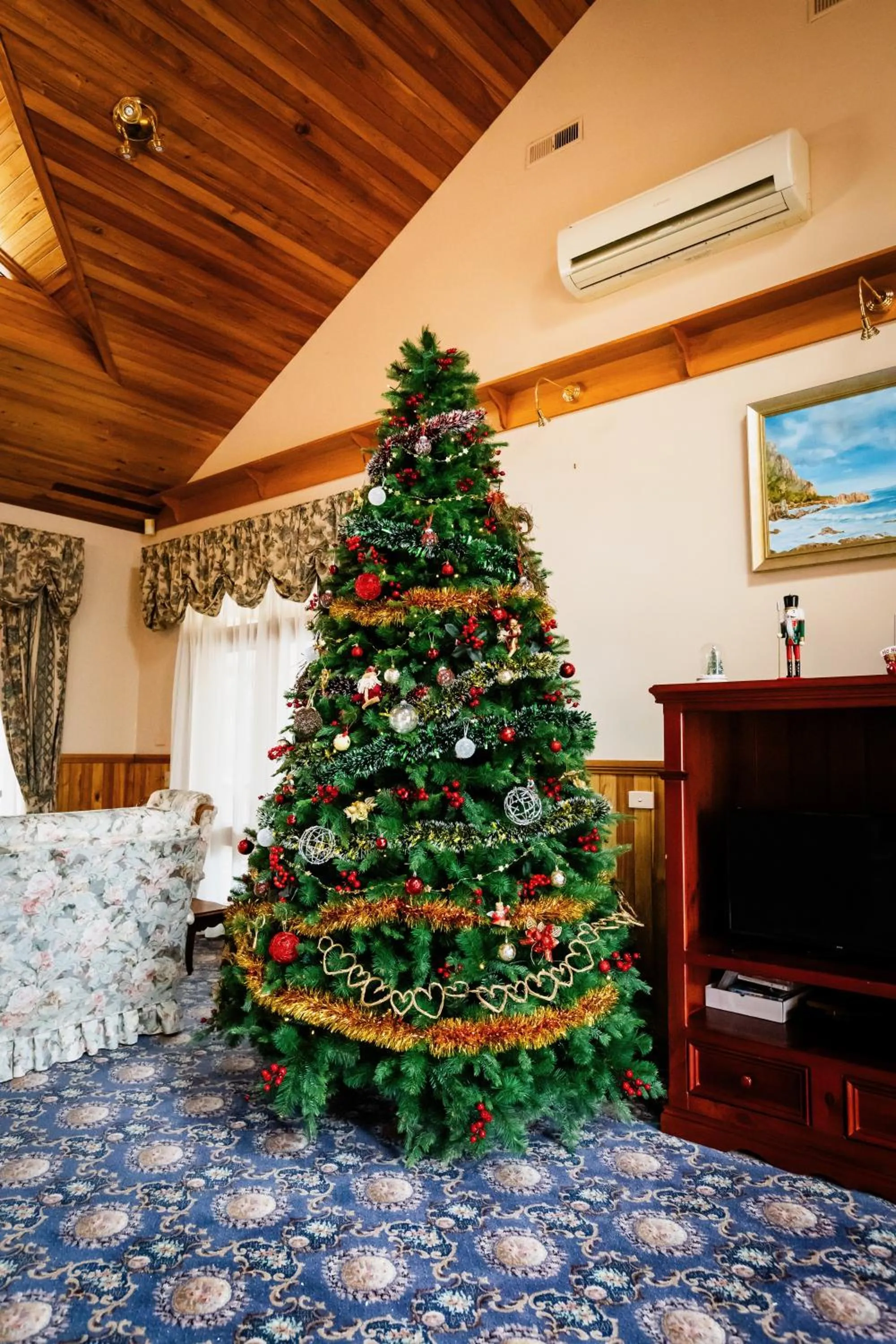 Communal lounge/ TV room in Robyn's Nest Lakeside Resort
