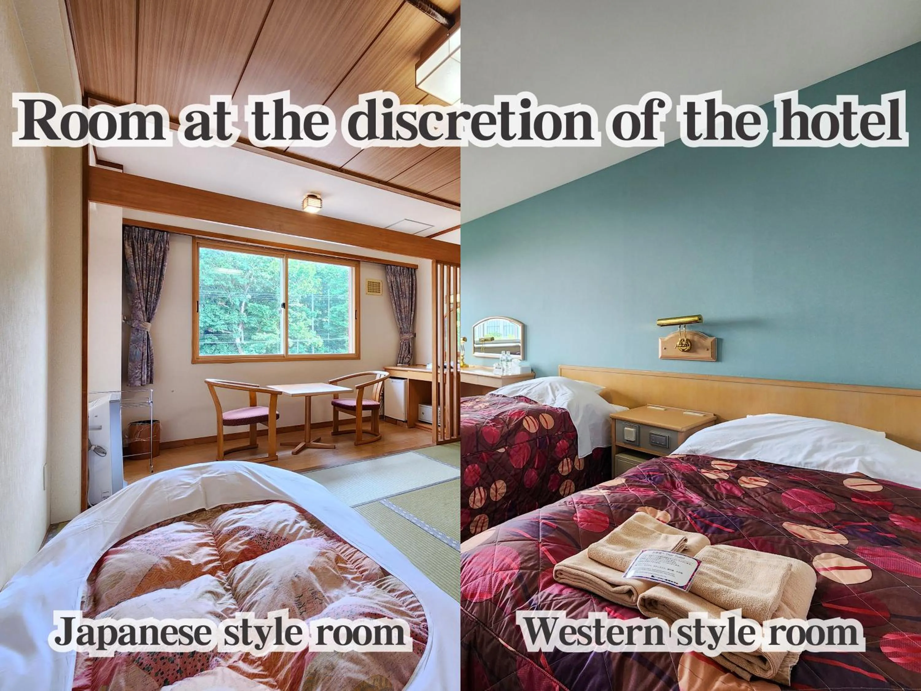 Photo of the whole room, Bed in Iwanai Kogen Hotel