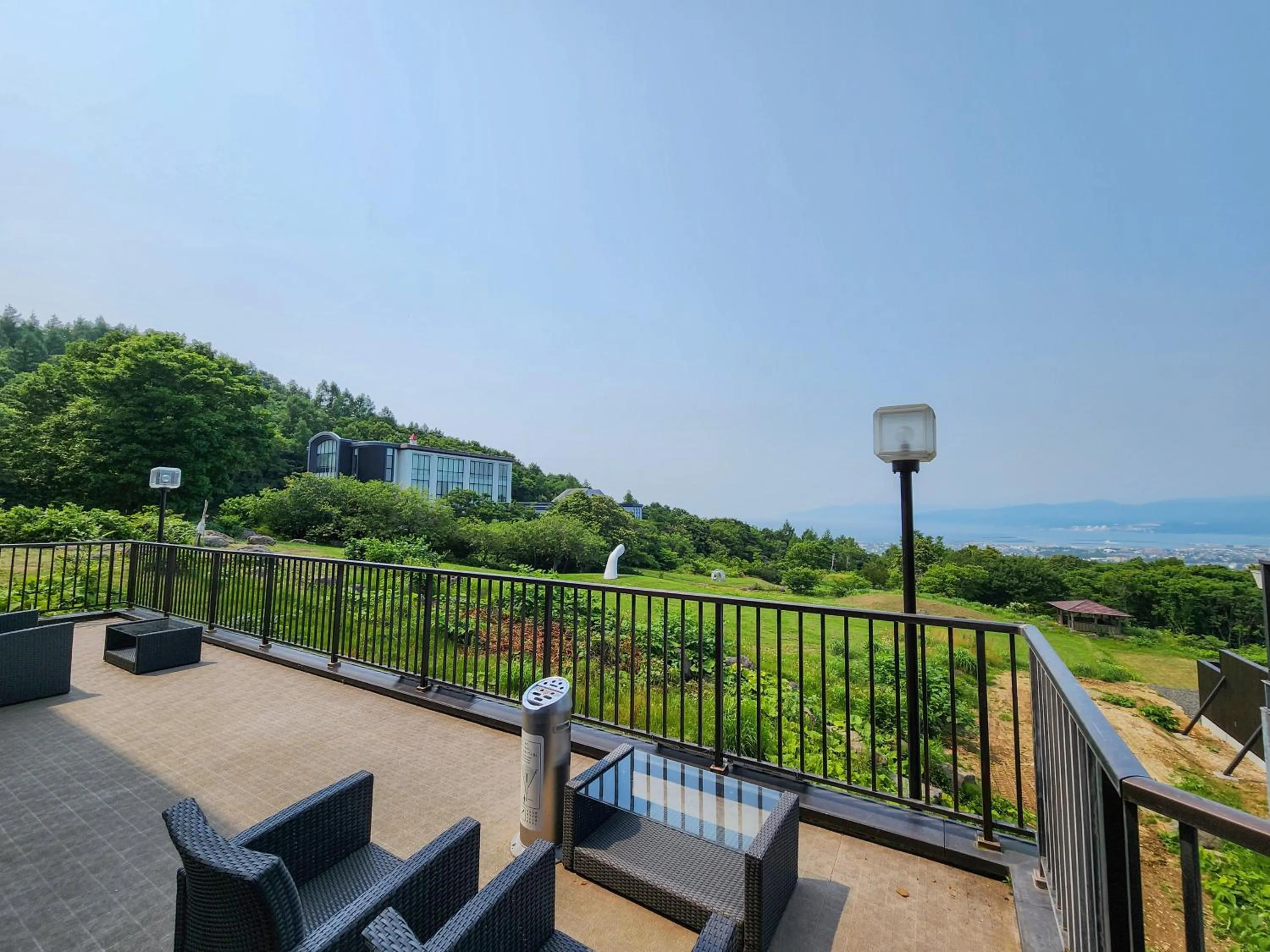 Balcony/Terrace in Iwanai Kogen Hotel