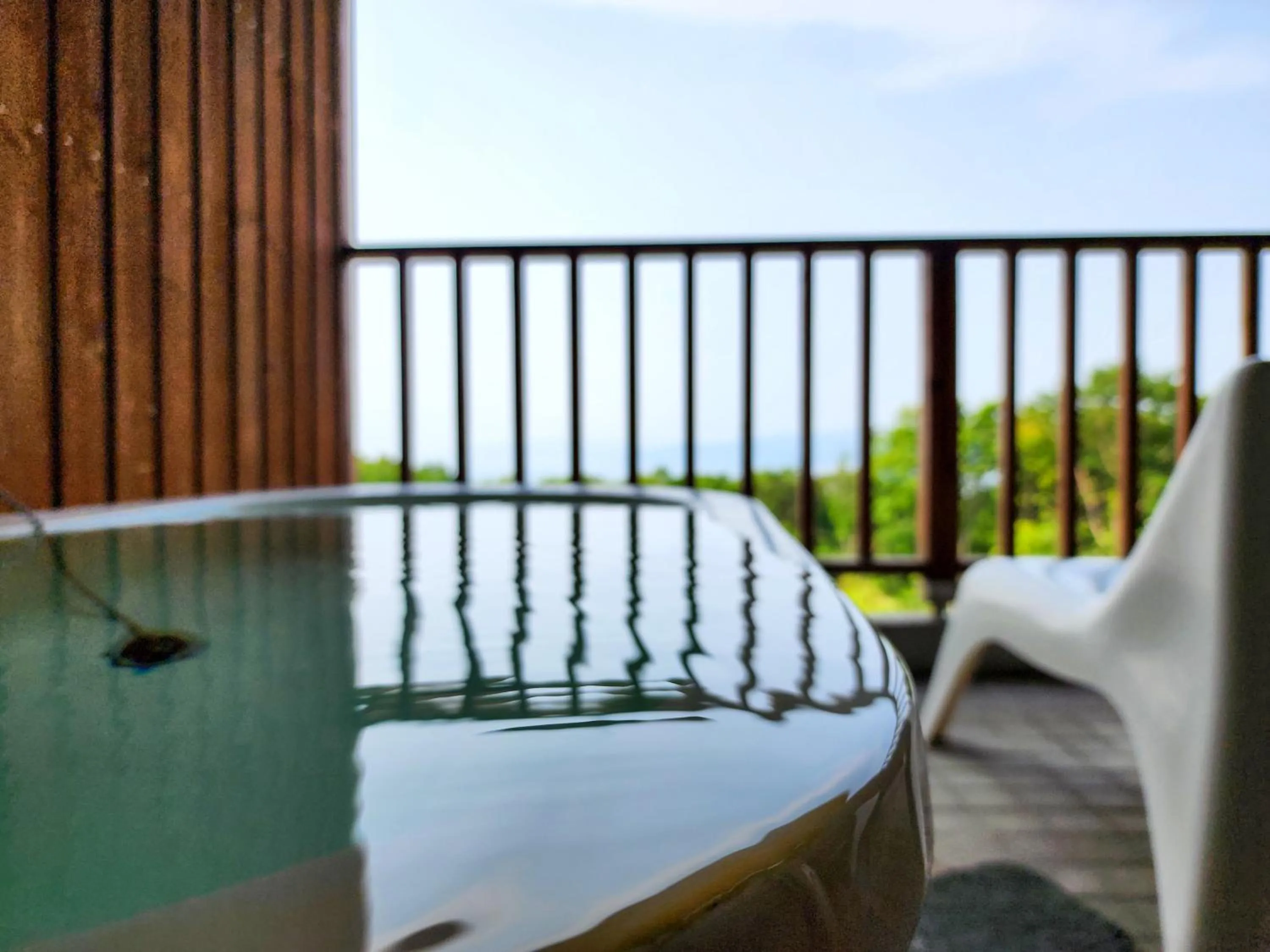 Hot Spring Bath in Iwanai Kogen Hotel