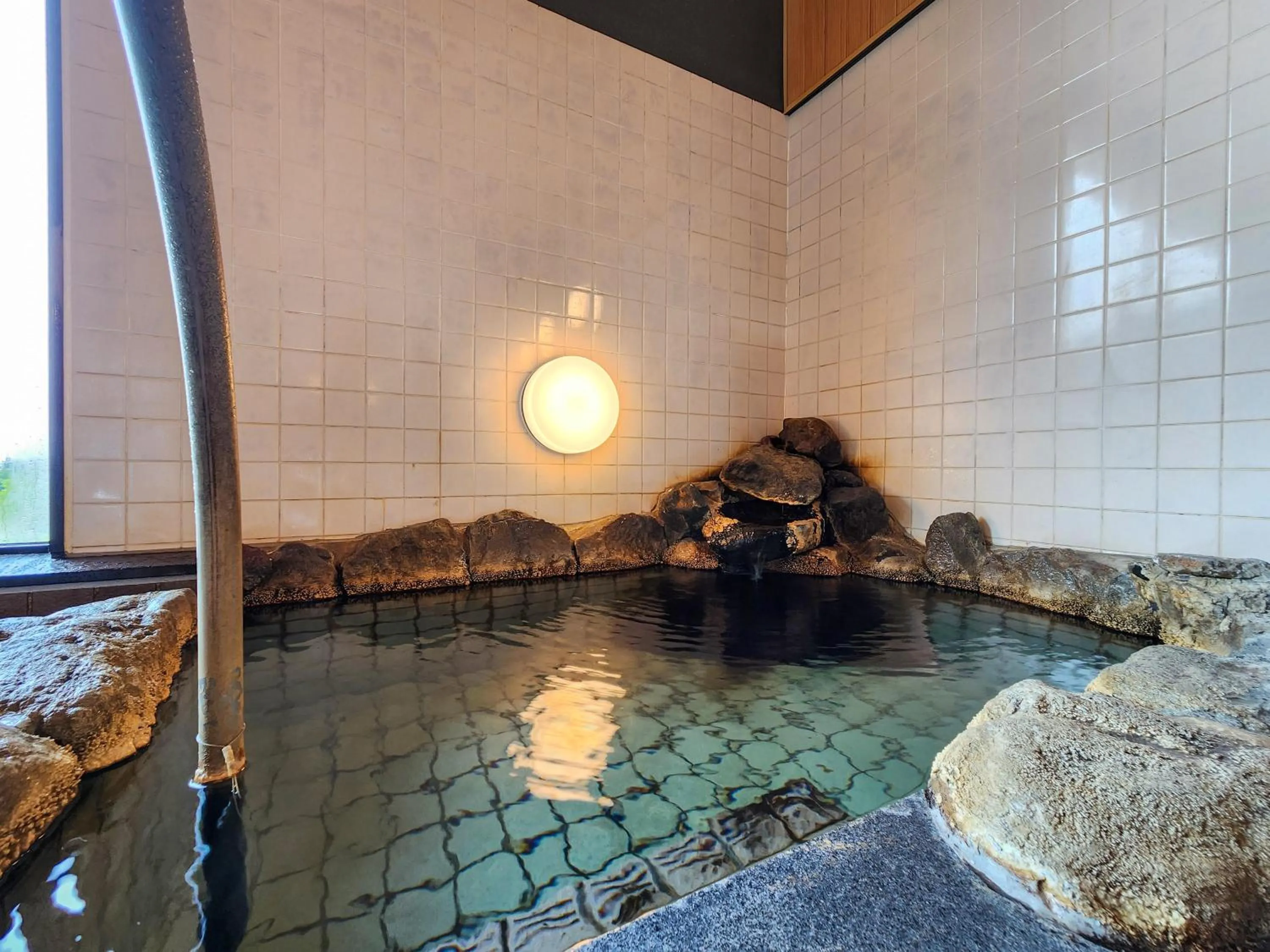 Hot Spring Bath in Iwanai Kogen Hotel