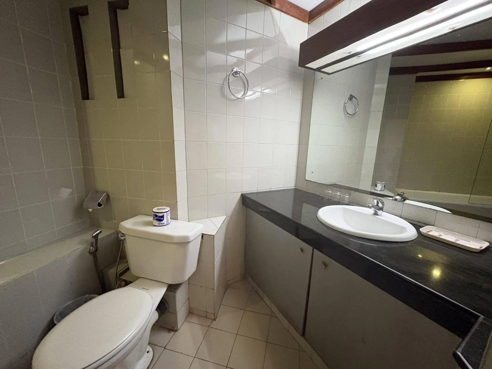 Bathroom in Hotel Janaki