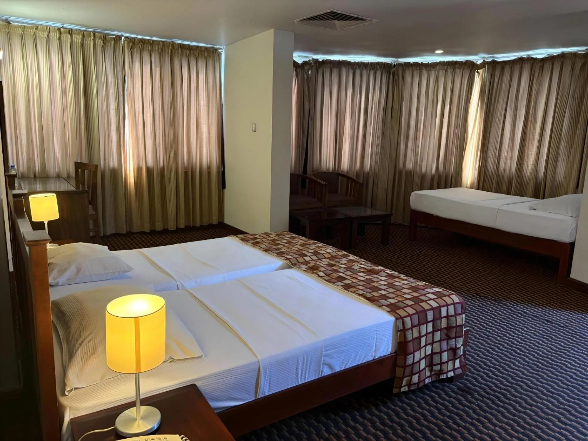 Bedroom, Bed in Hotel Janaki