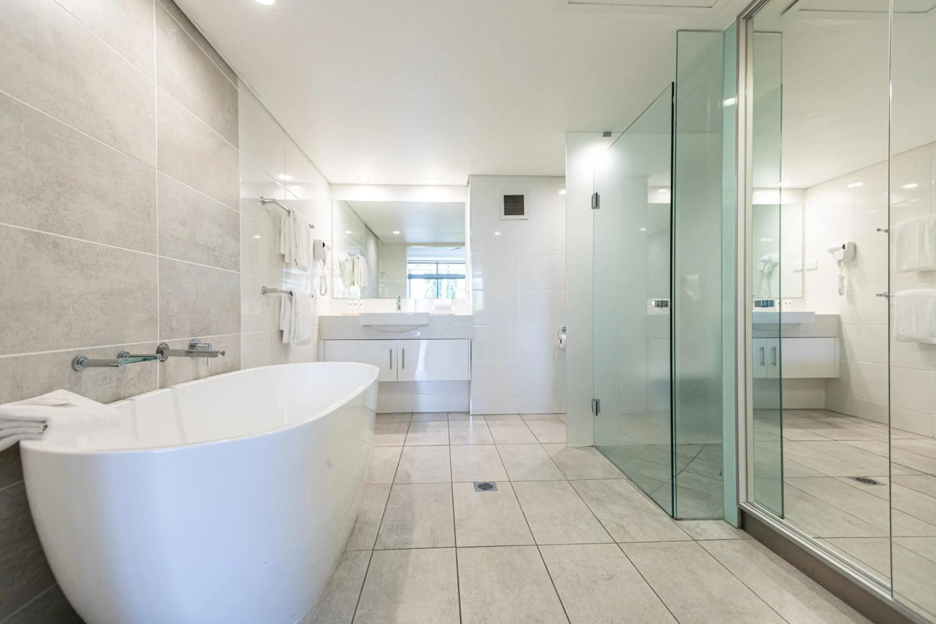 Shower in Club Tropical Resort - Official Onsite Reception & Check In