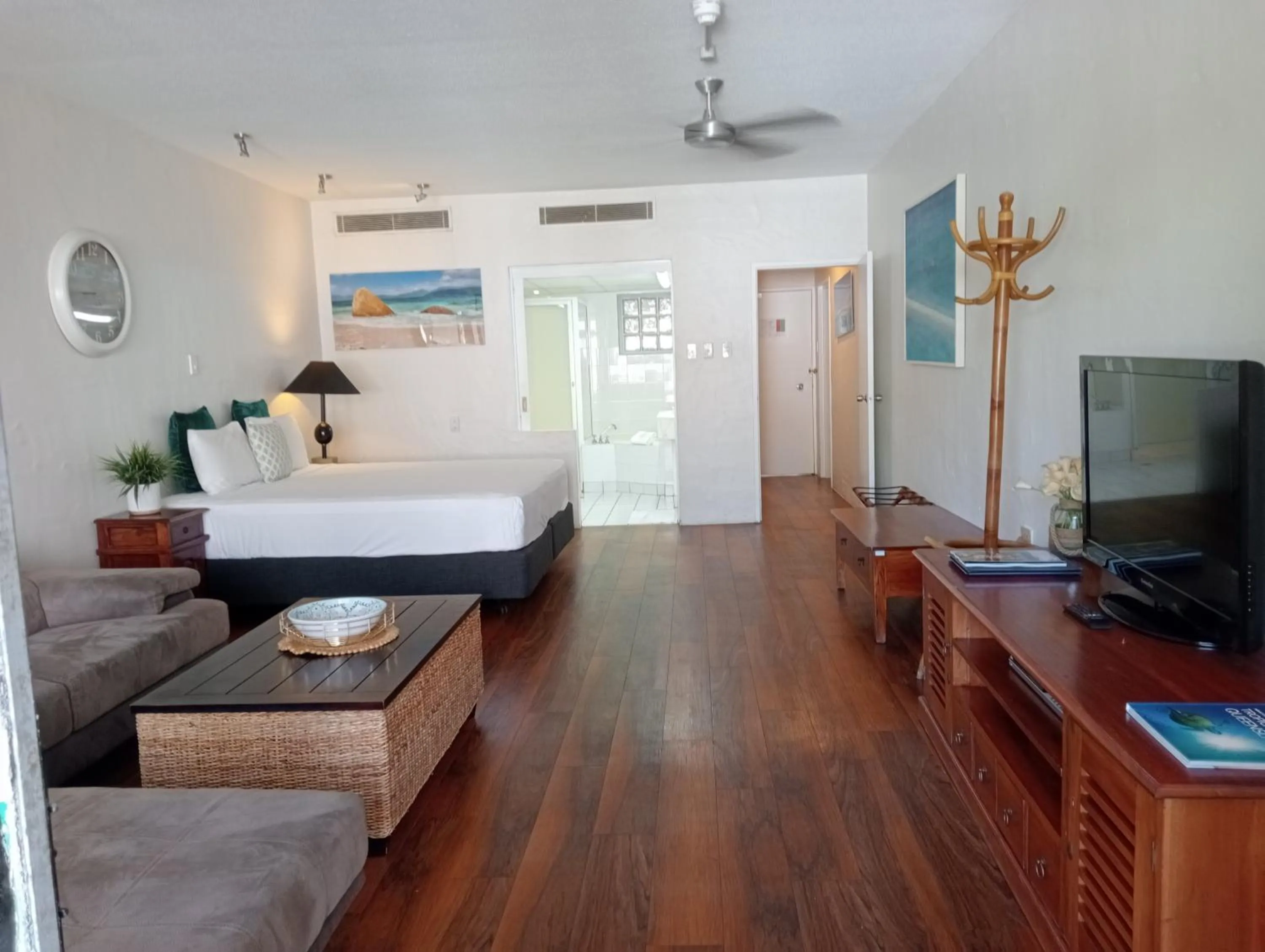 Living room, Bed in Club Tropical Resort - Official Onsite Reception & Check In