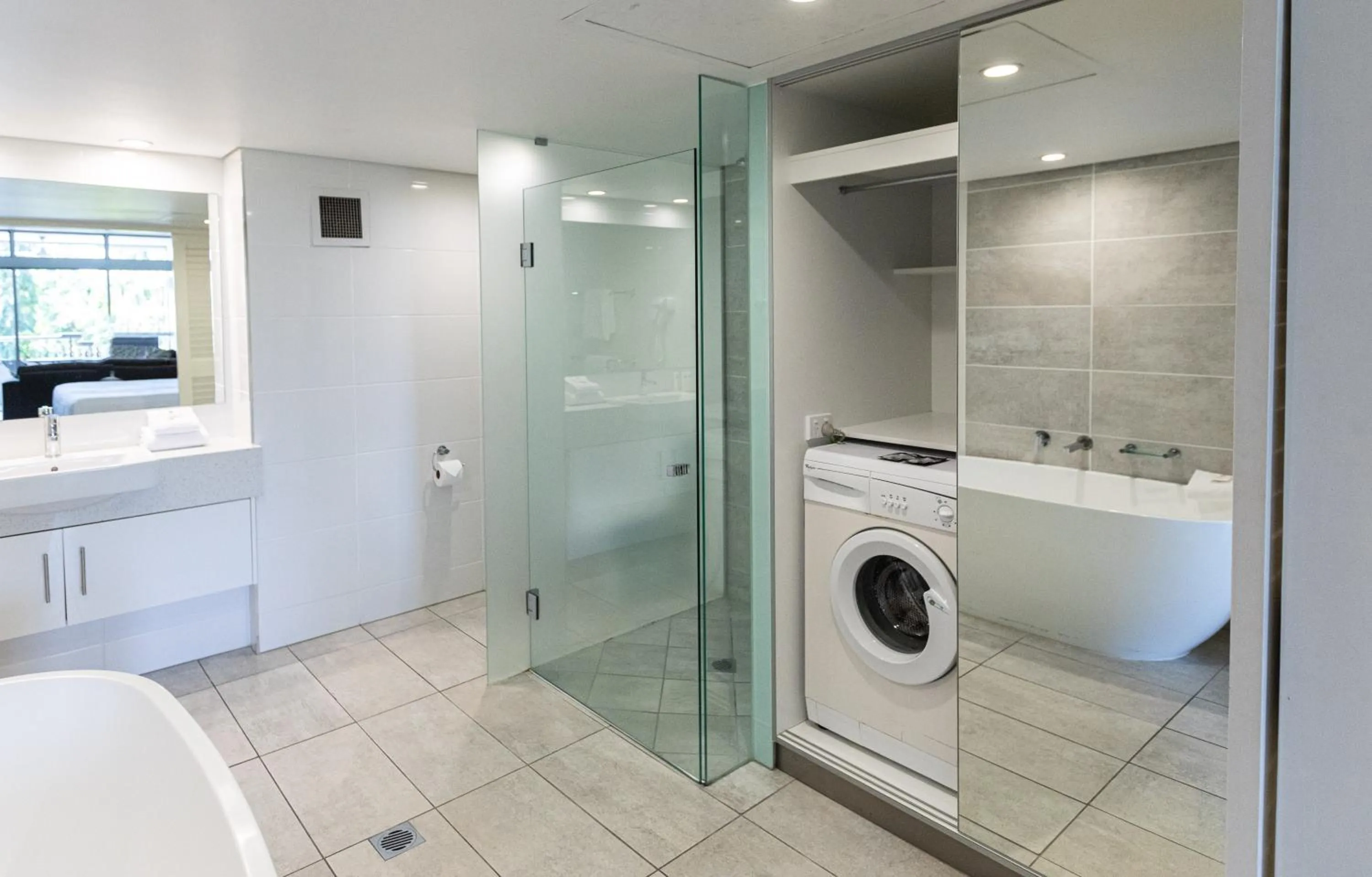 Shower in Club Tropical Resort - Official Onsite Reception & Check In