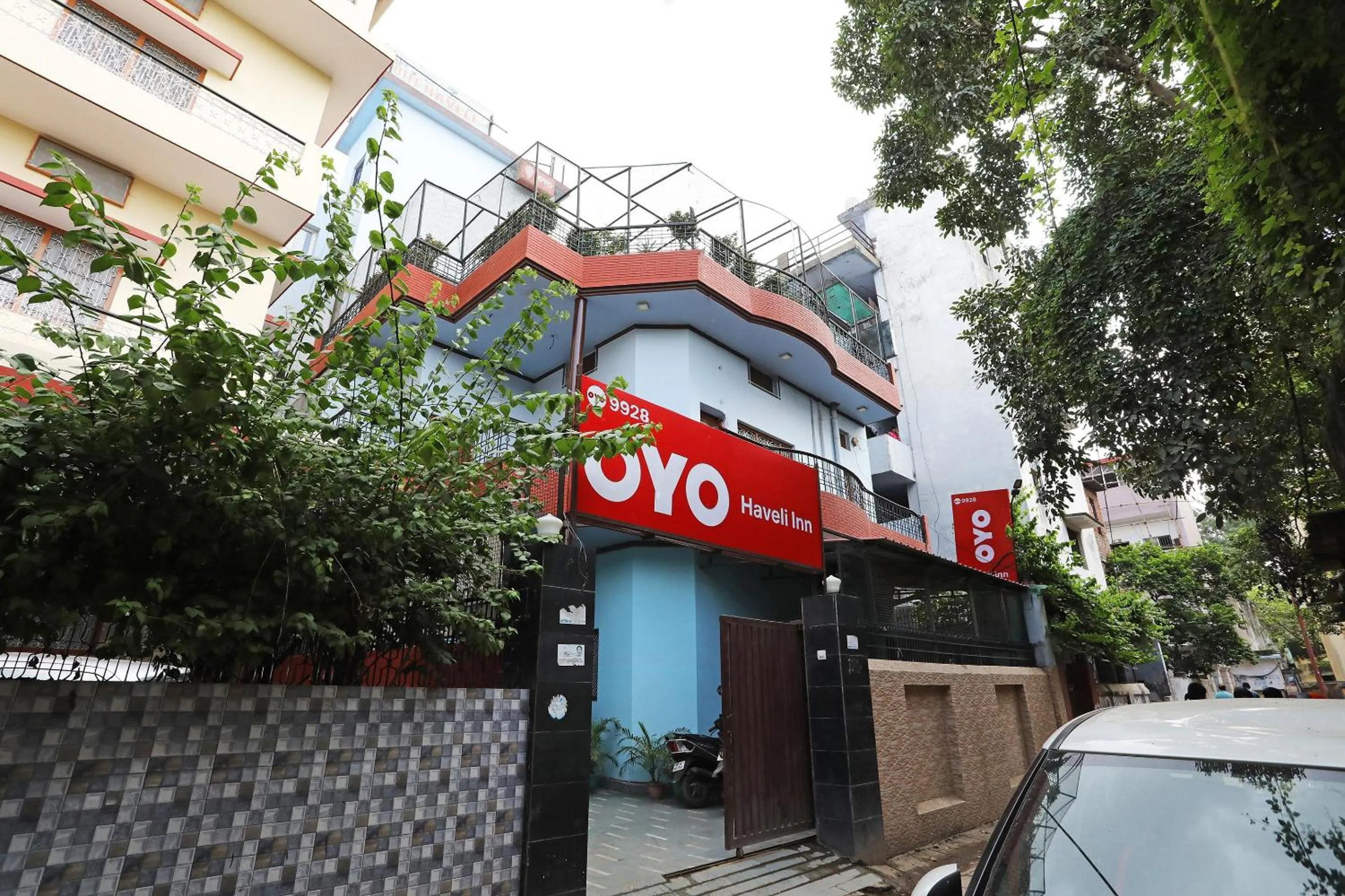 Facade/entrance in Hotel O Haveli Inn