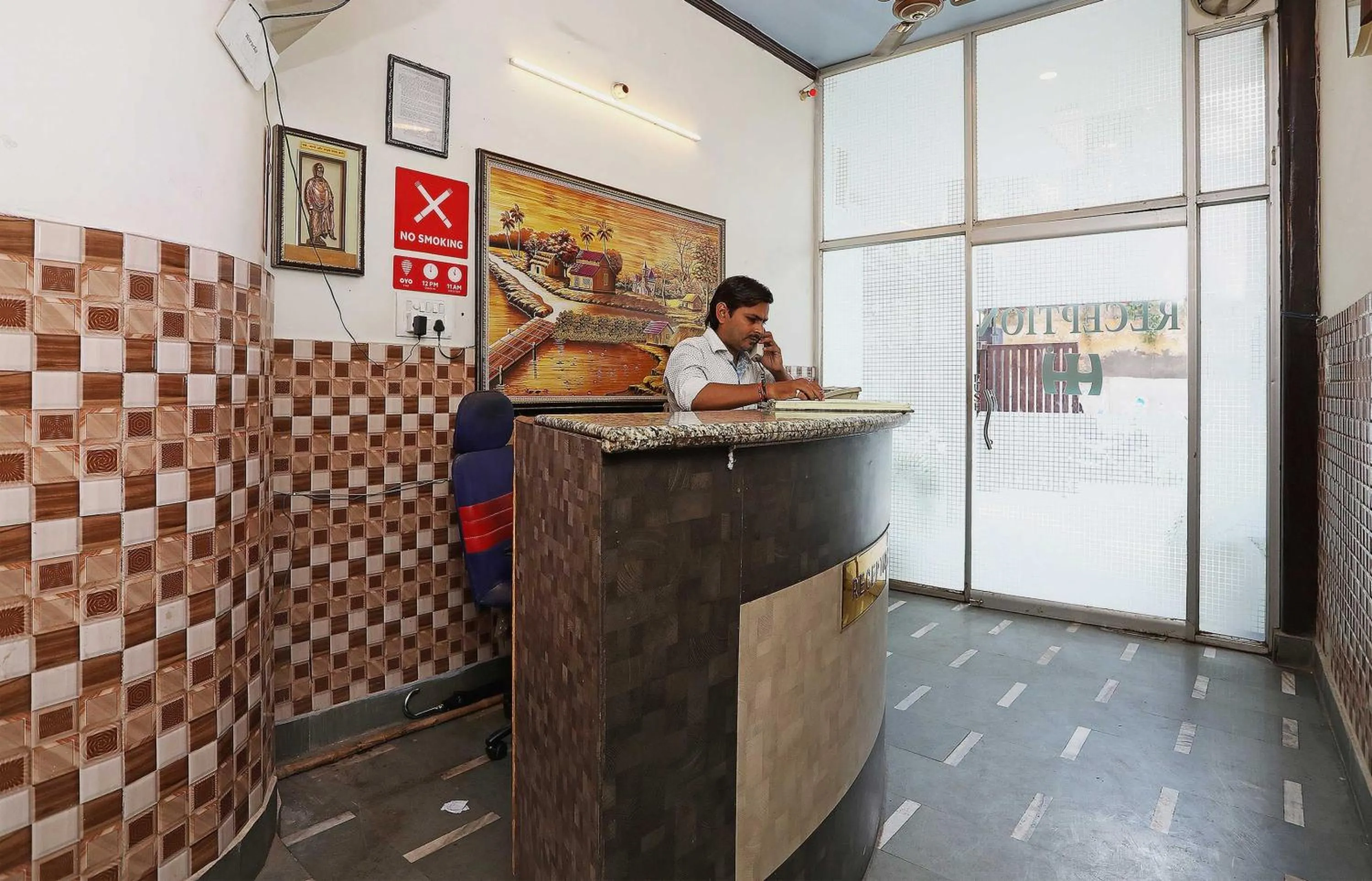 Lobby or reception in Hotel O Haveli Inn