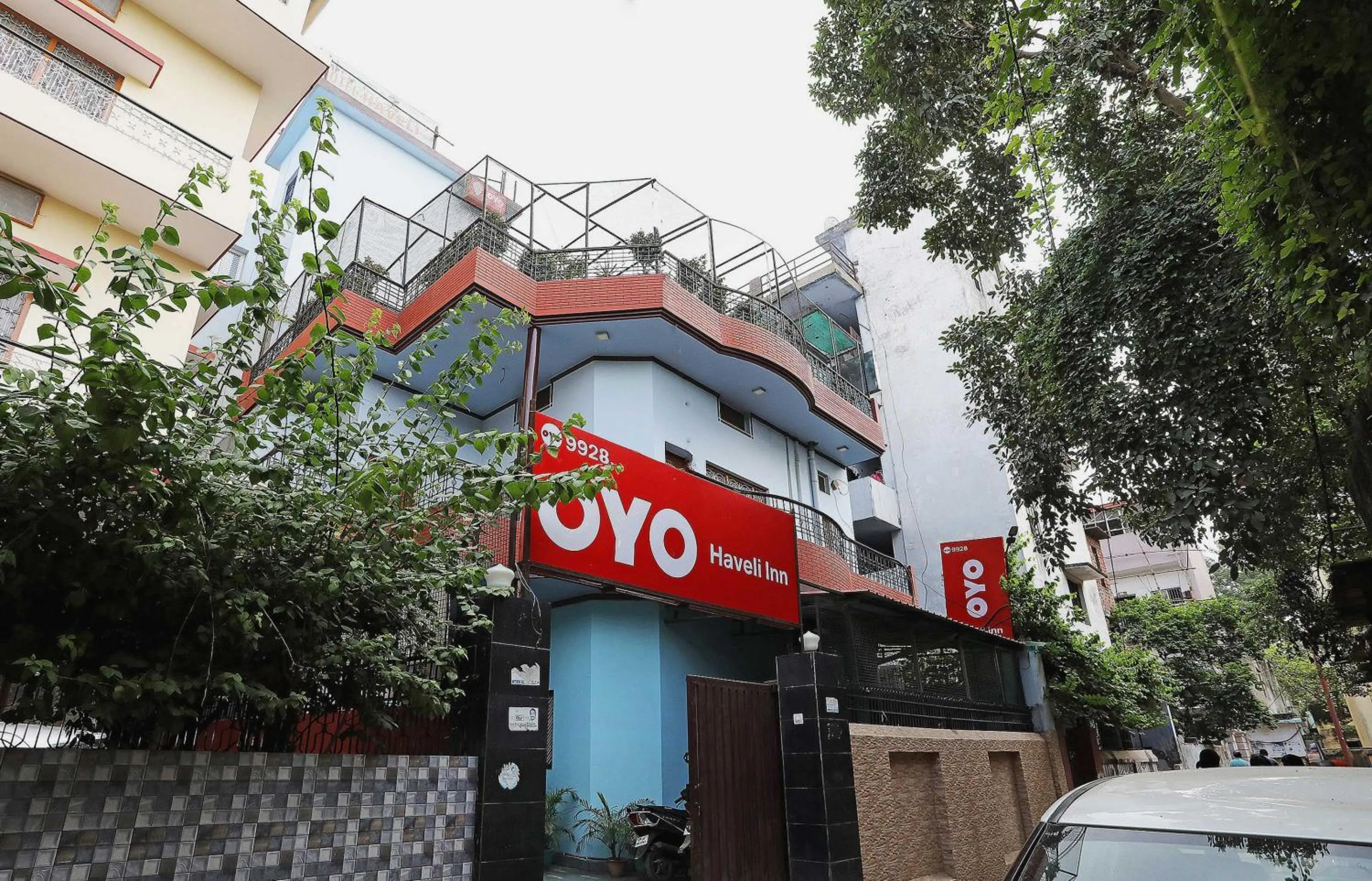 Facade/entrance in Hotel O Haveli Inn