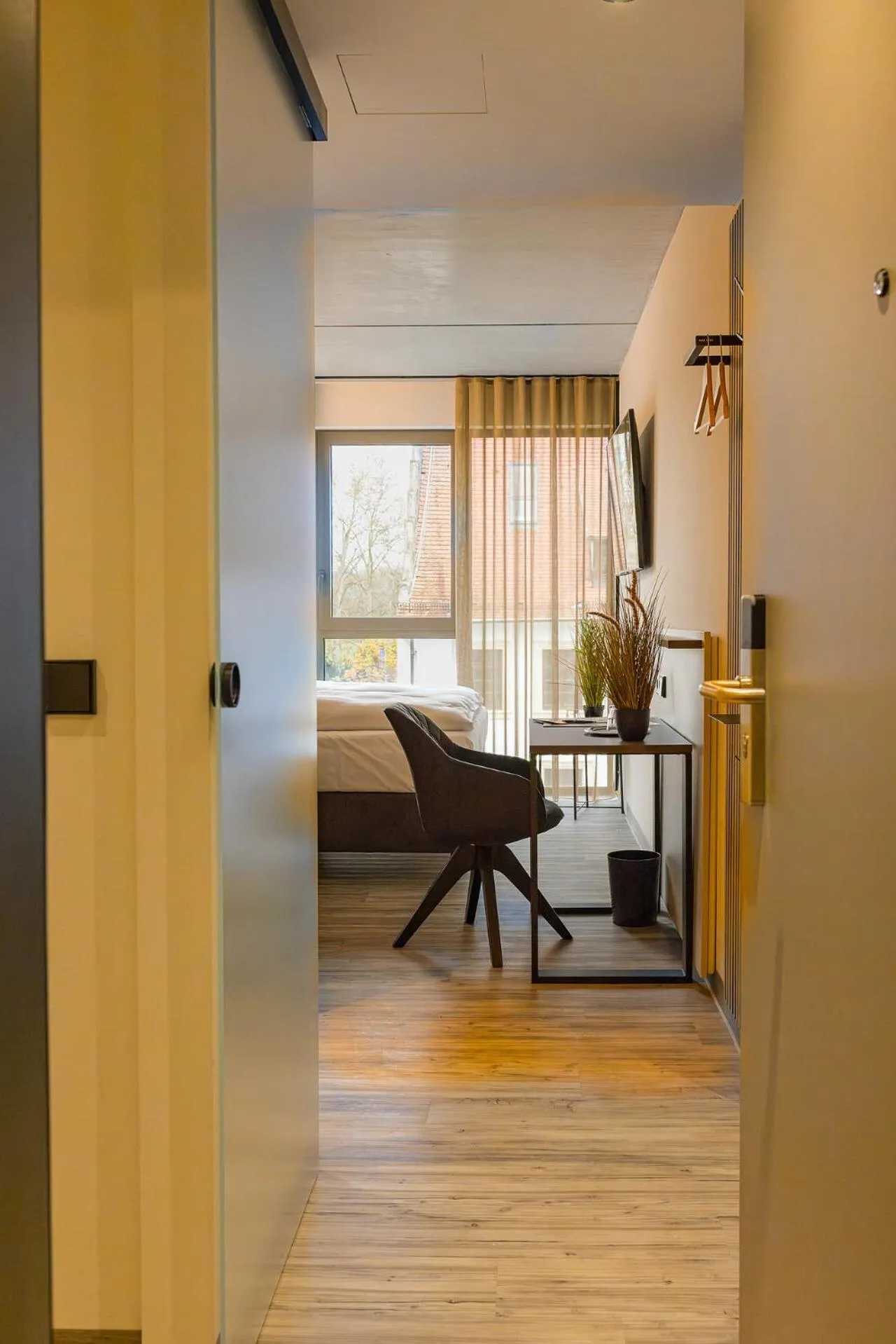 Bed in Hotel Schloss Lehen