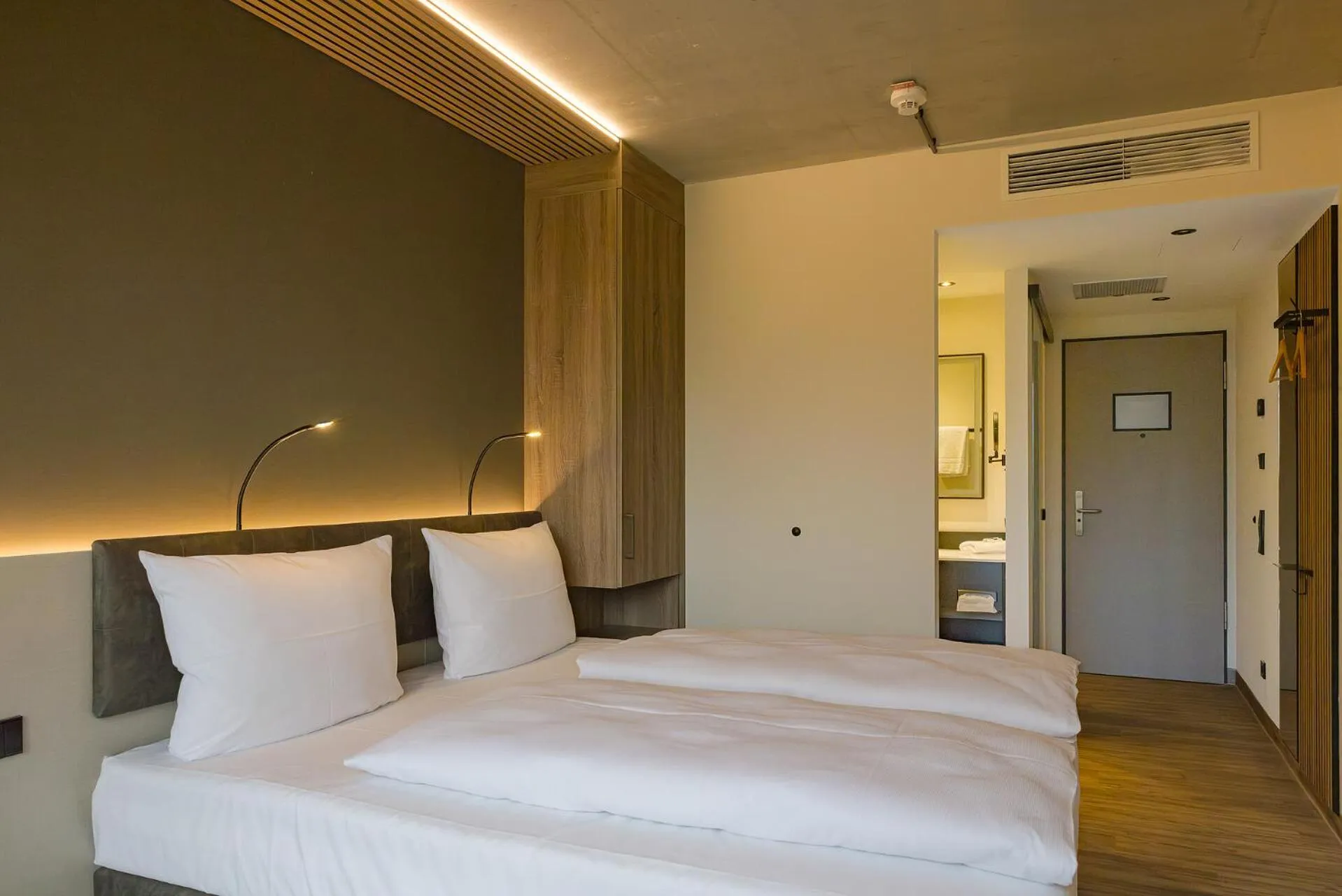 Bed in Hotel Schloss Lehen