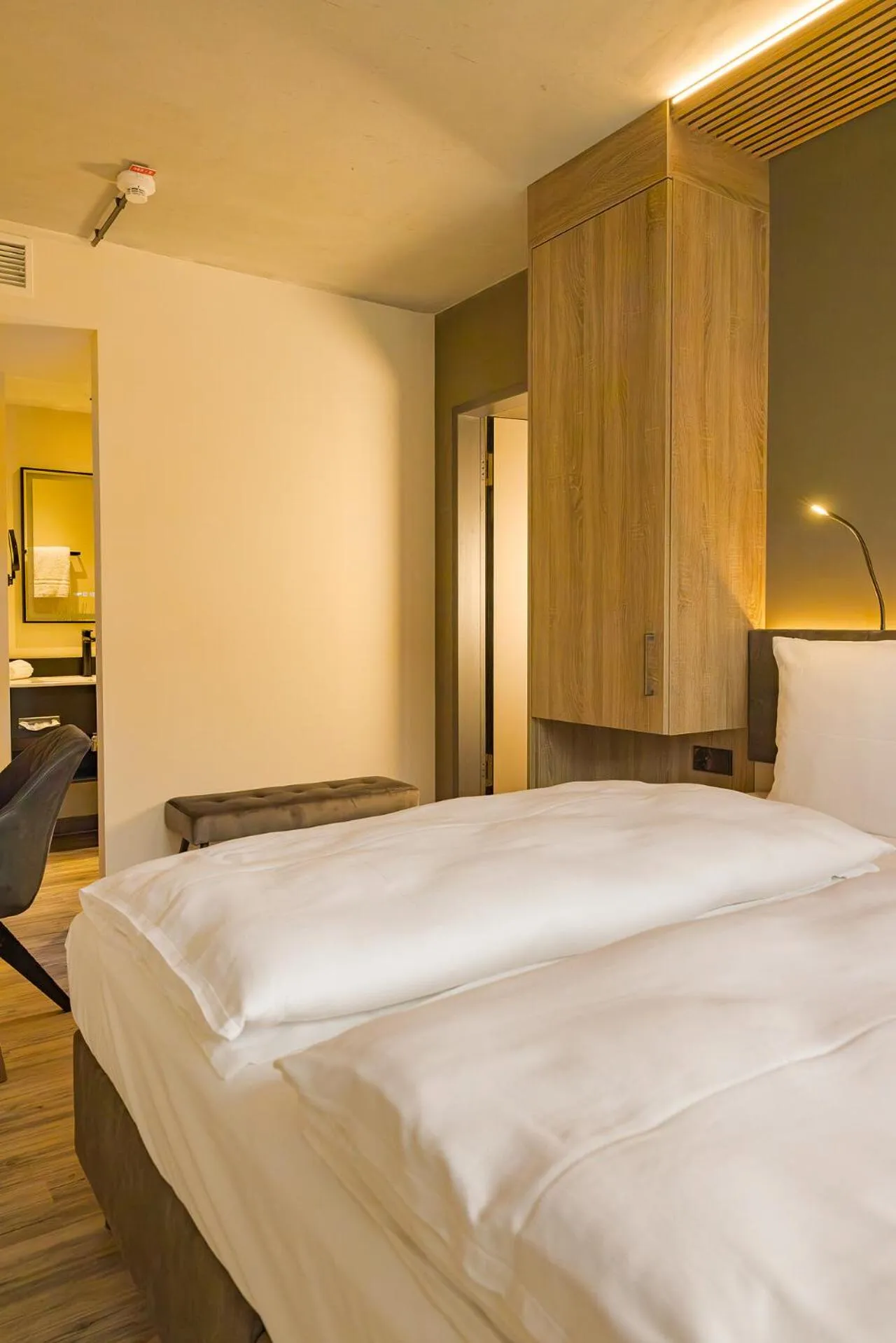 Bed in Hotel Schloss Lehen