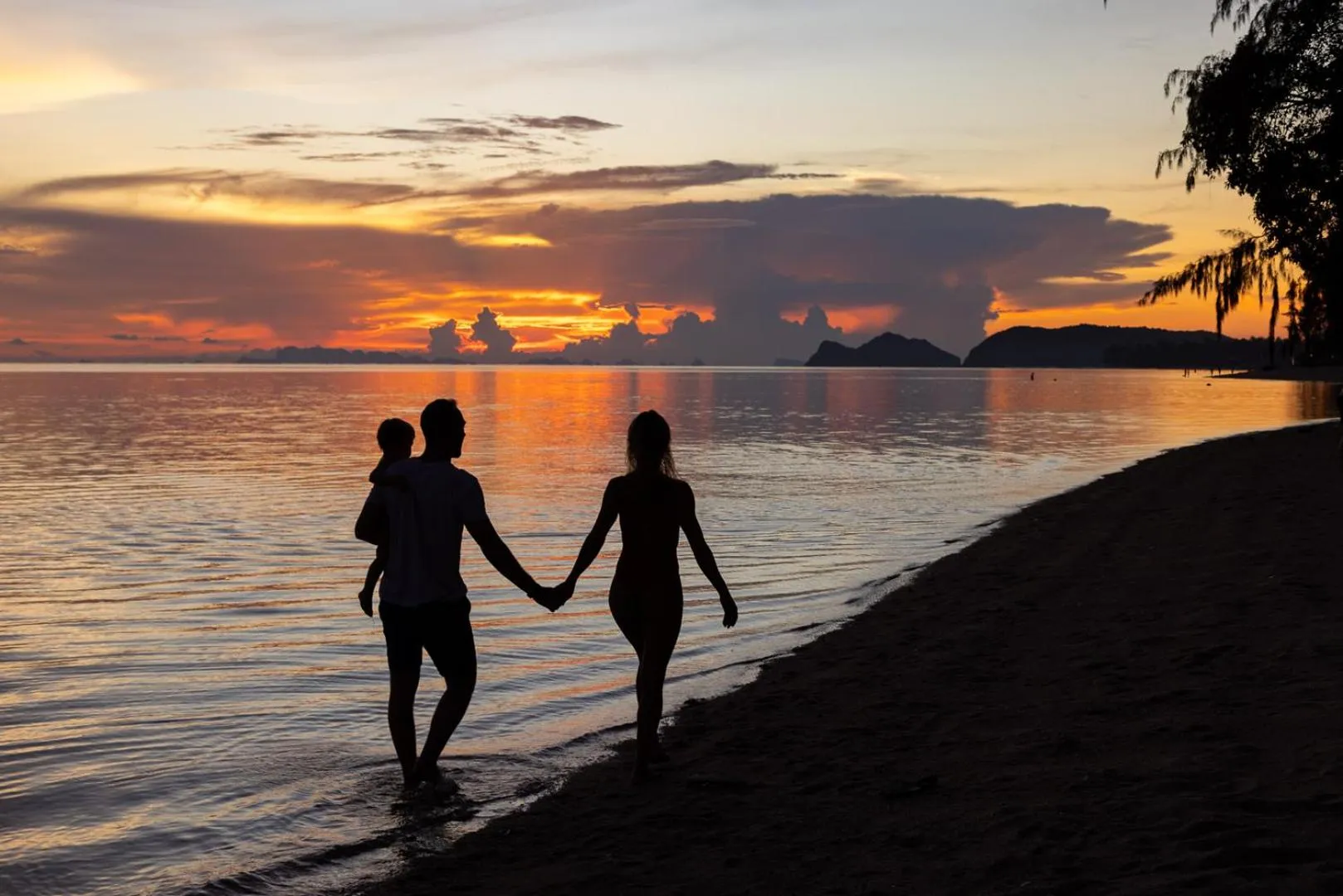 Sunset in Phangan Beach Resort