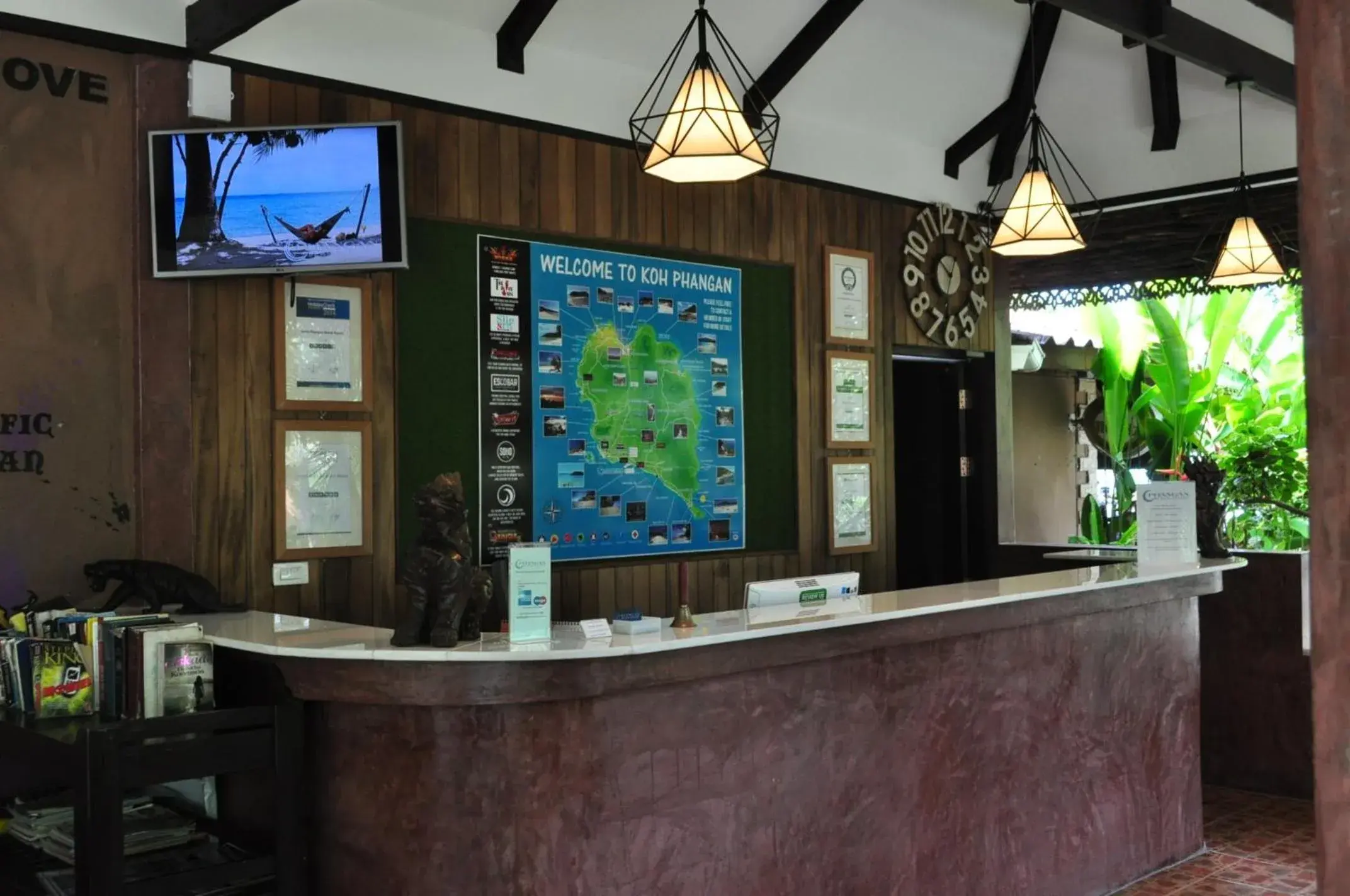 Lobby or reception in Phangan Beach Resort Lobby or reception in Phangan Beach Resort