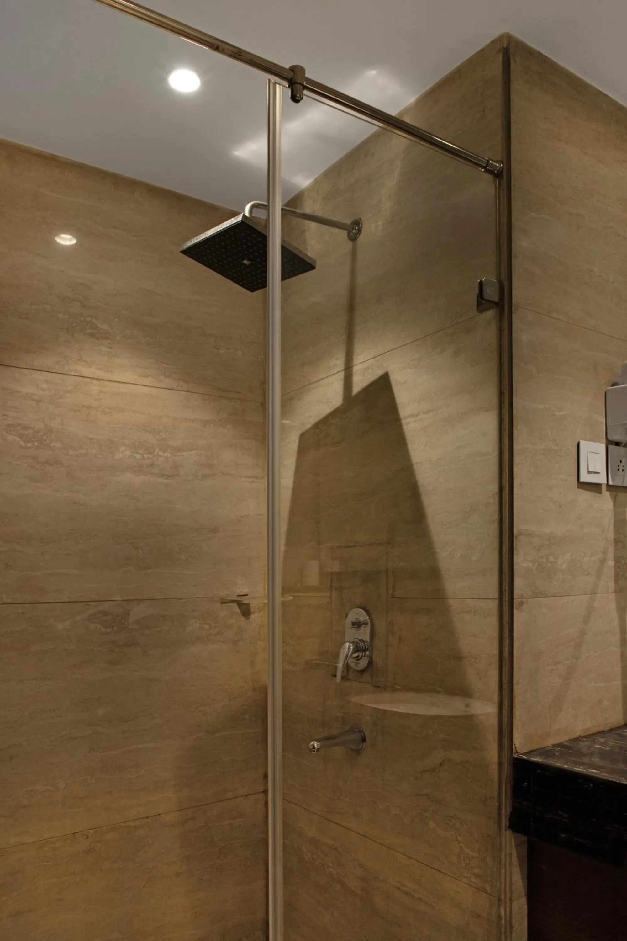 Shower in The Hamuse Hotel Kodaikanal - Luxury Redefined