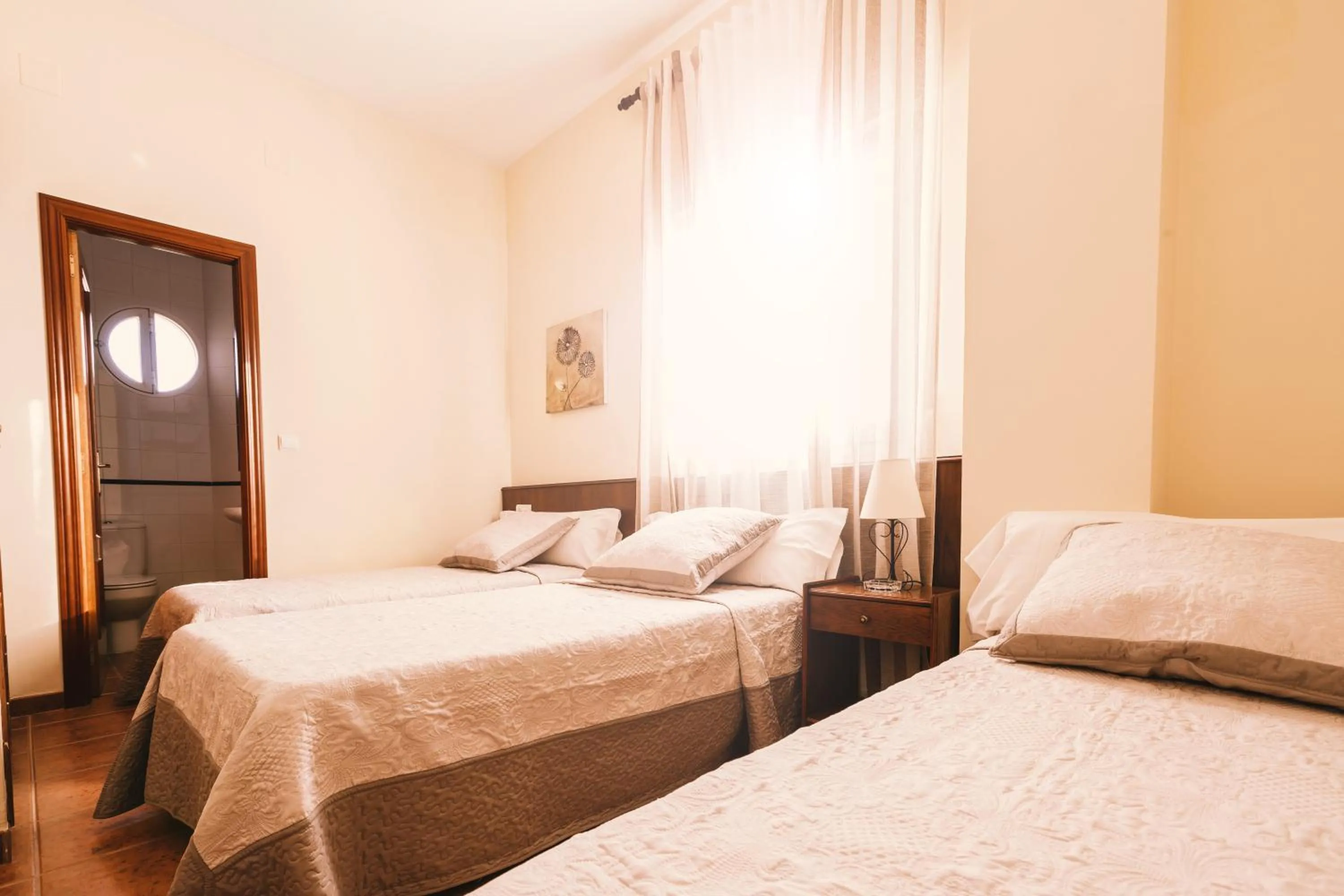 Bed in Hostal La Laguna