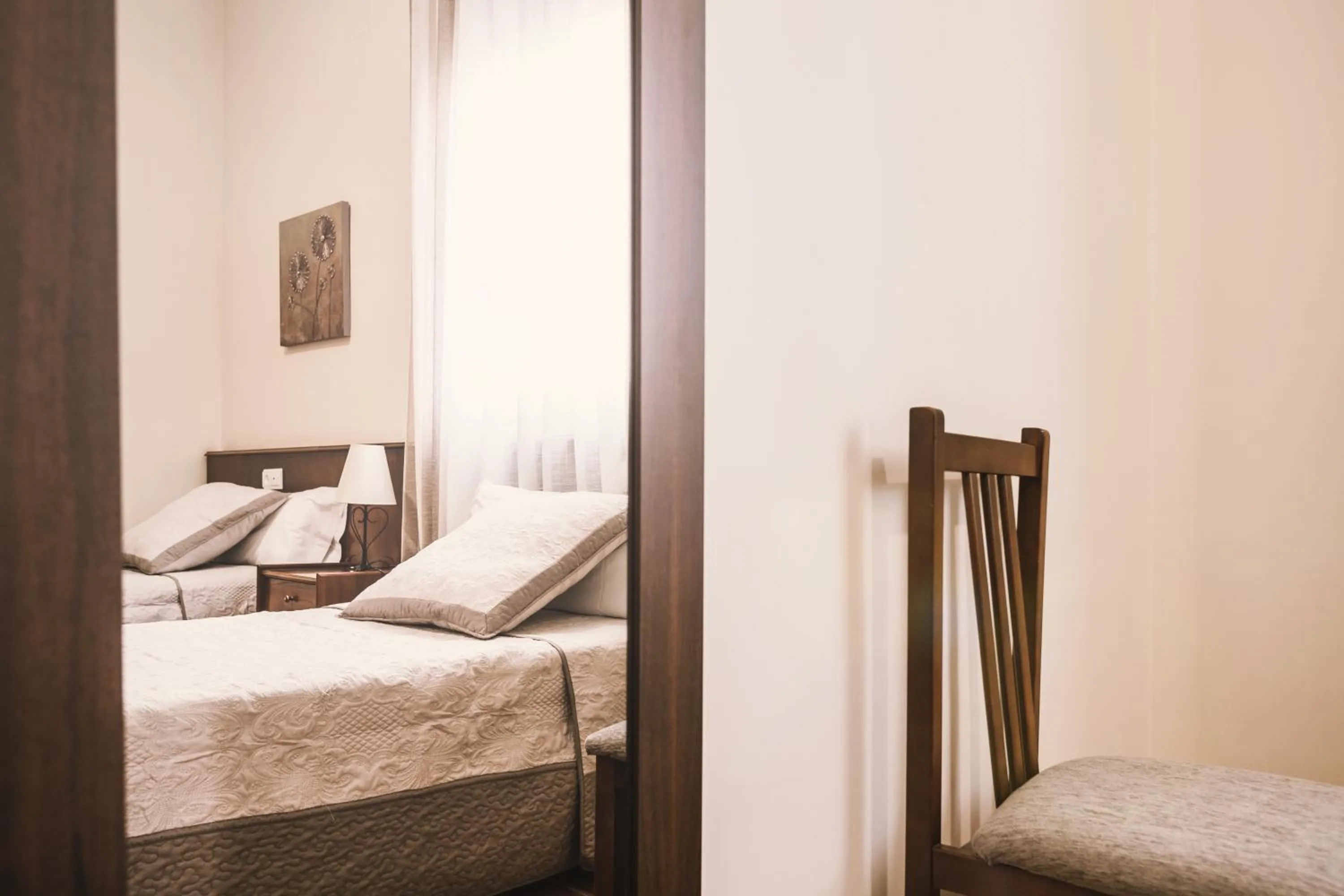 Bed in Hostal La Laguna
