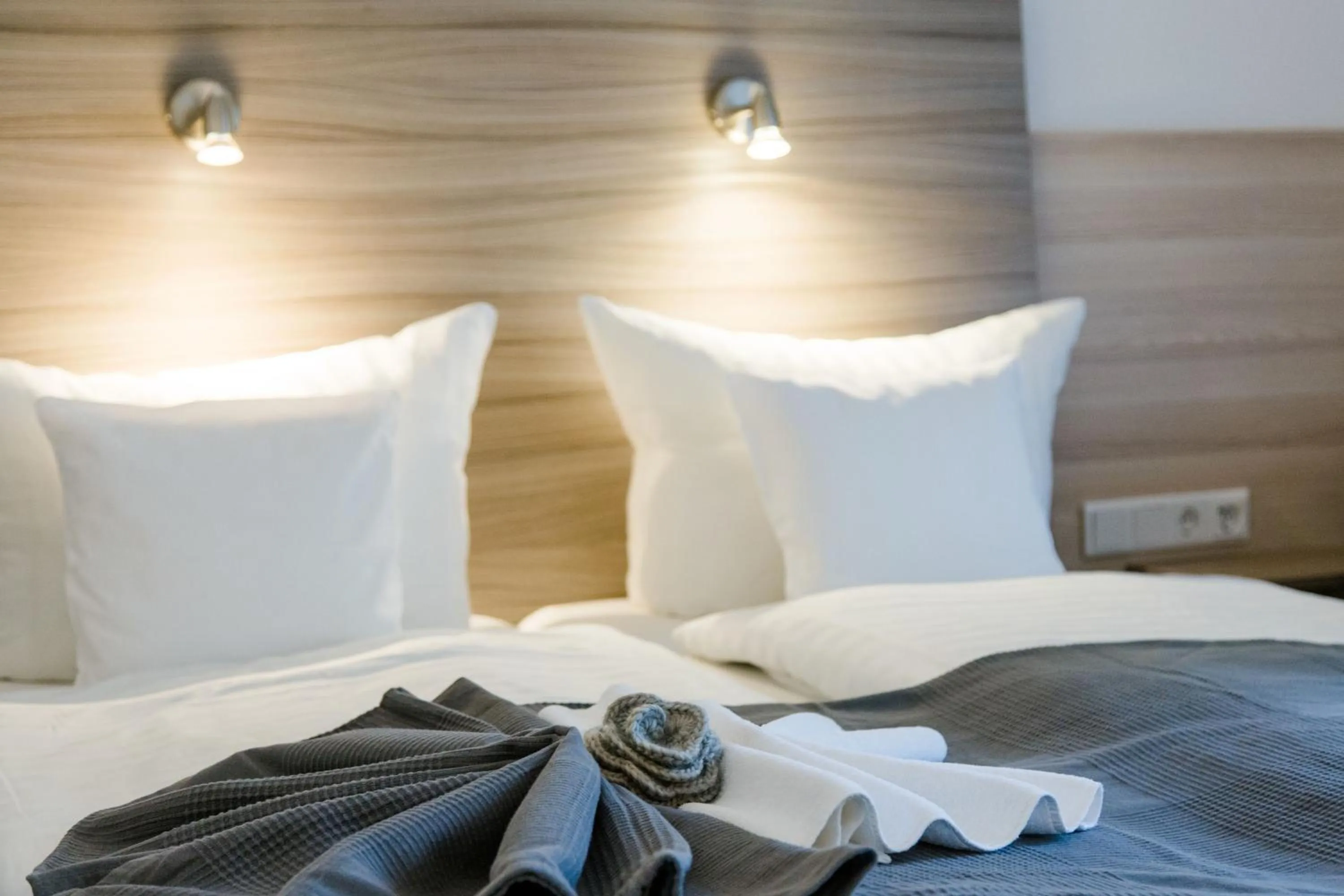 Bed in Friesen Hotel