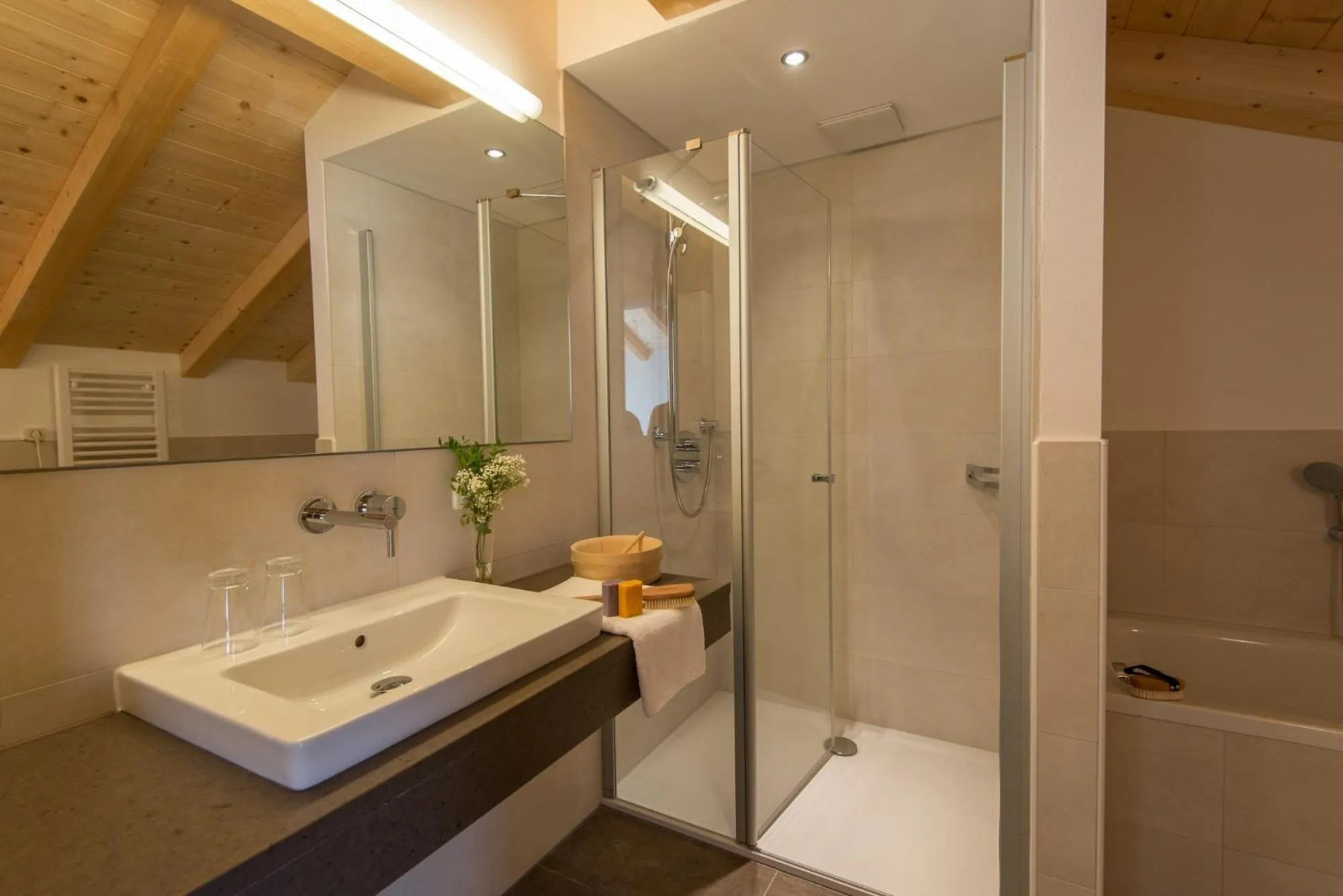 Bathroom in Hotel-Gasthof Mauthäusl