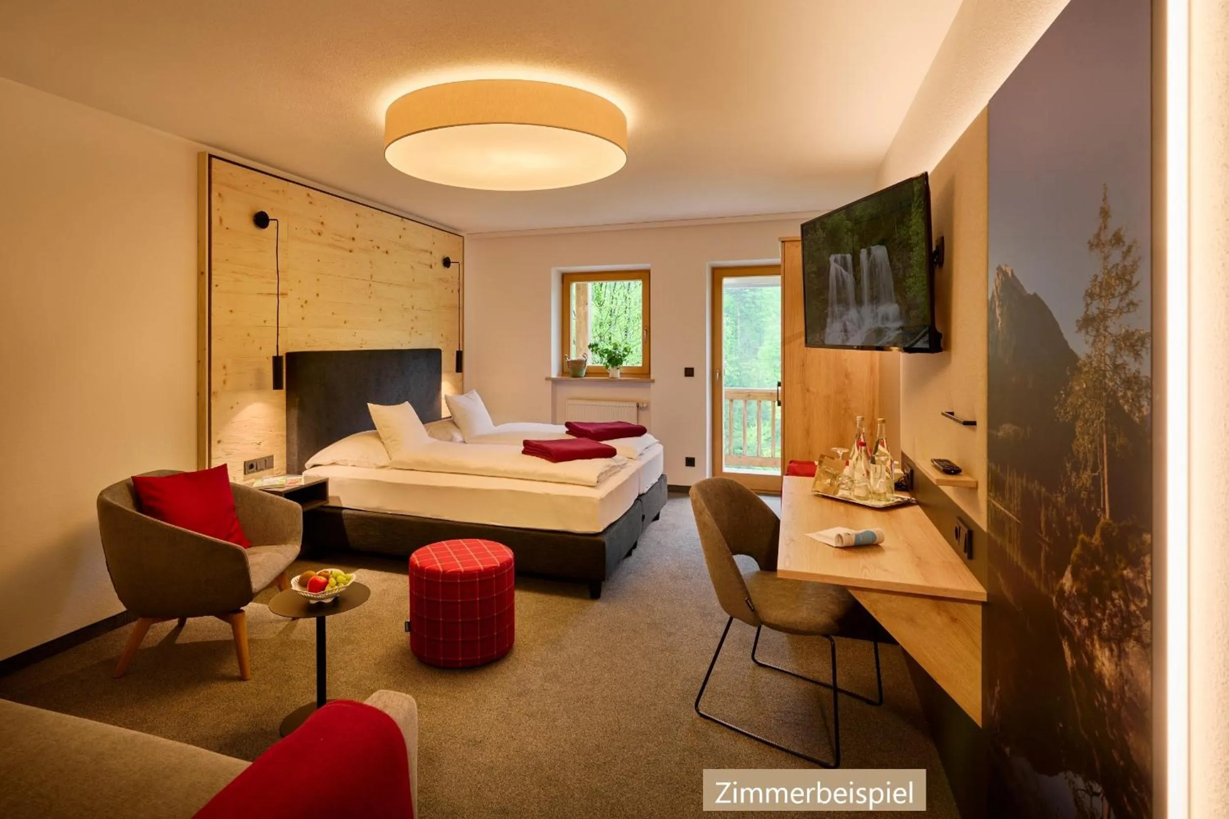 Photo of the whole room, Bed in Hotel-Gasthof Mauthäusl