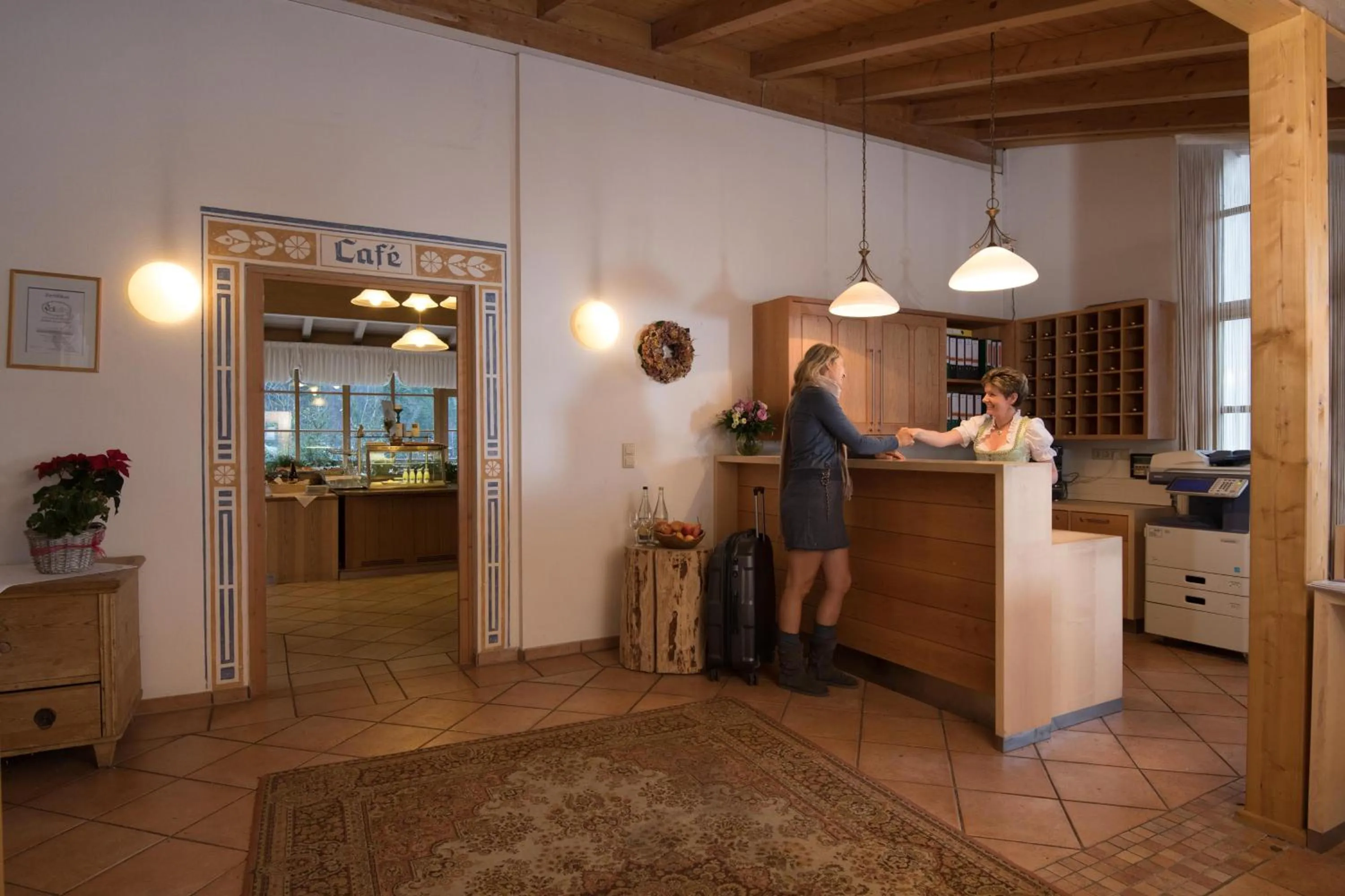 Lobby or reception in Hotel-Gasthof Mauthäusl