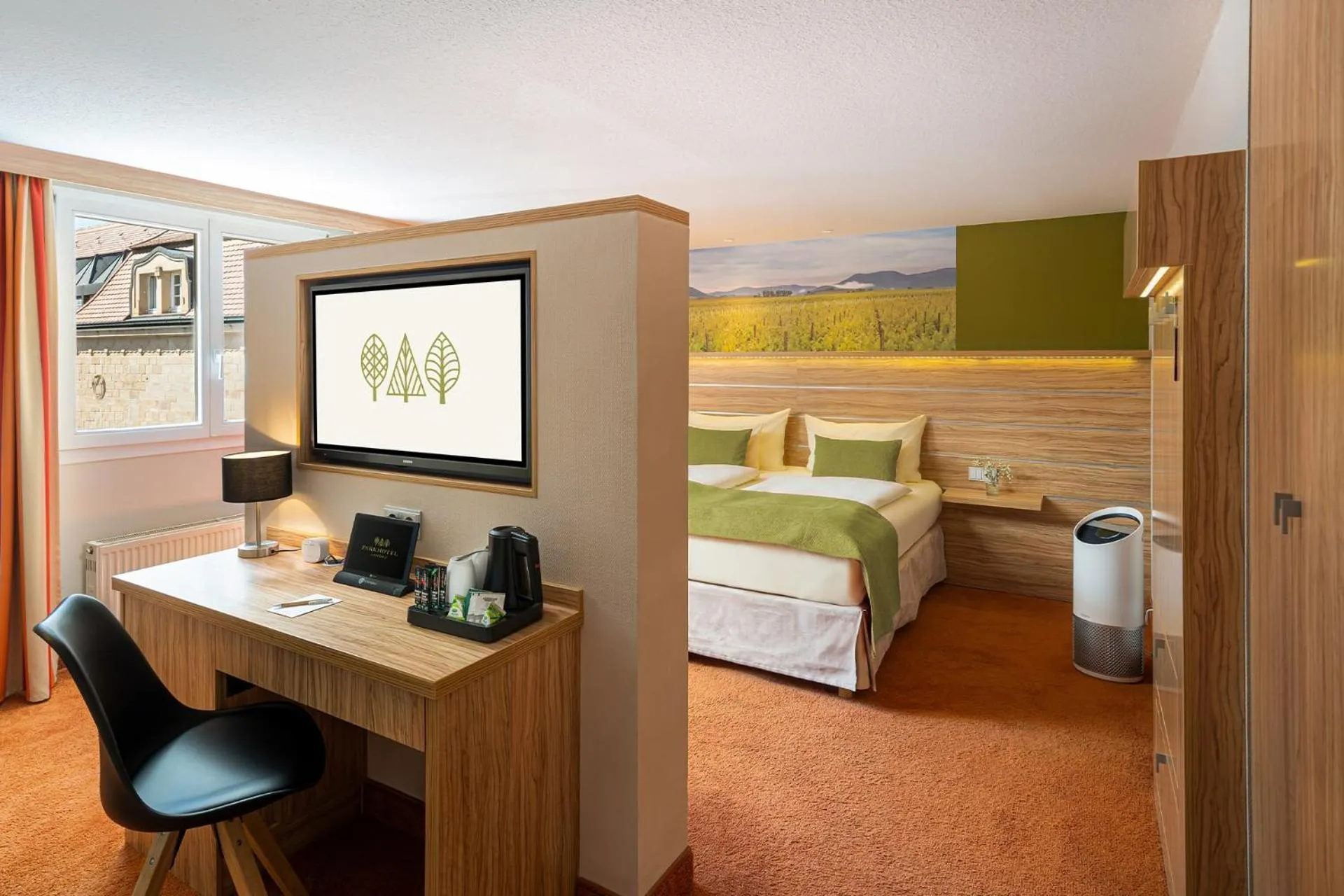 Photo of the whole room, Bed in Parkhotel Landau