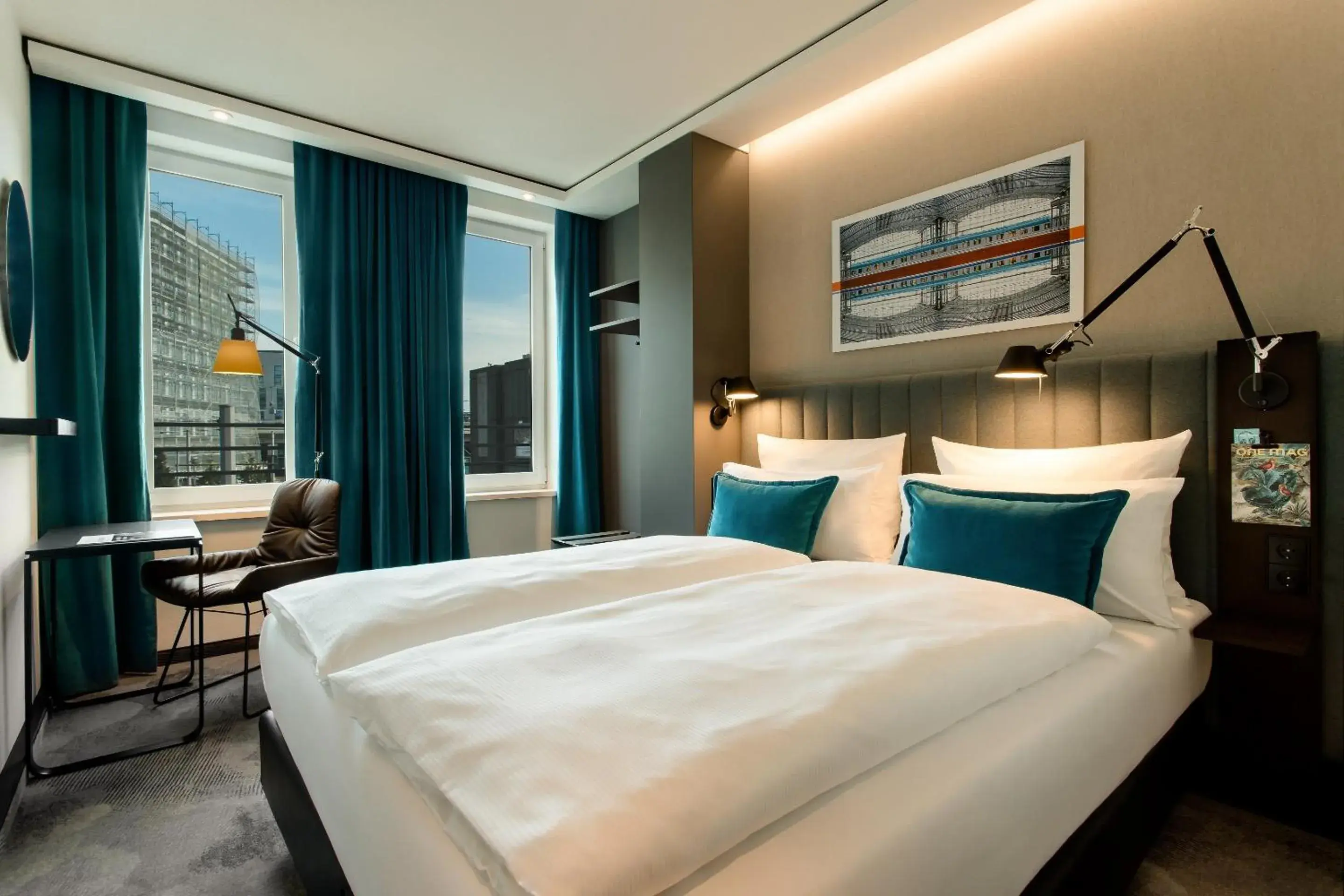 Room with King Size bed in Motel One Berlin-Hauptbahnhof Room with King Size bed in Motel One Berlin-Hauptbahnhof