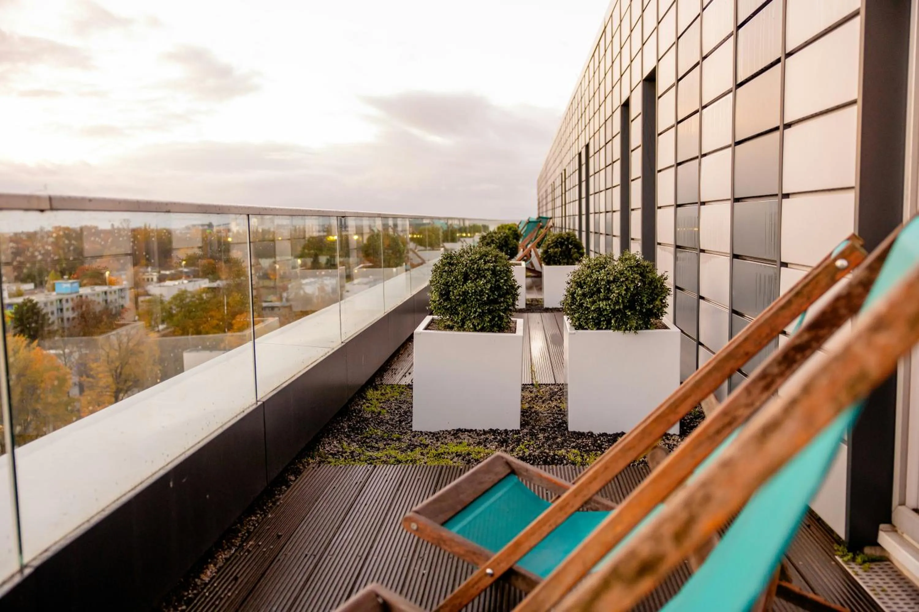 Balcony/Terrace in Motel One Berlin-Hauptbahnhof