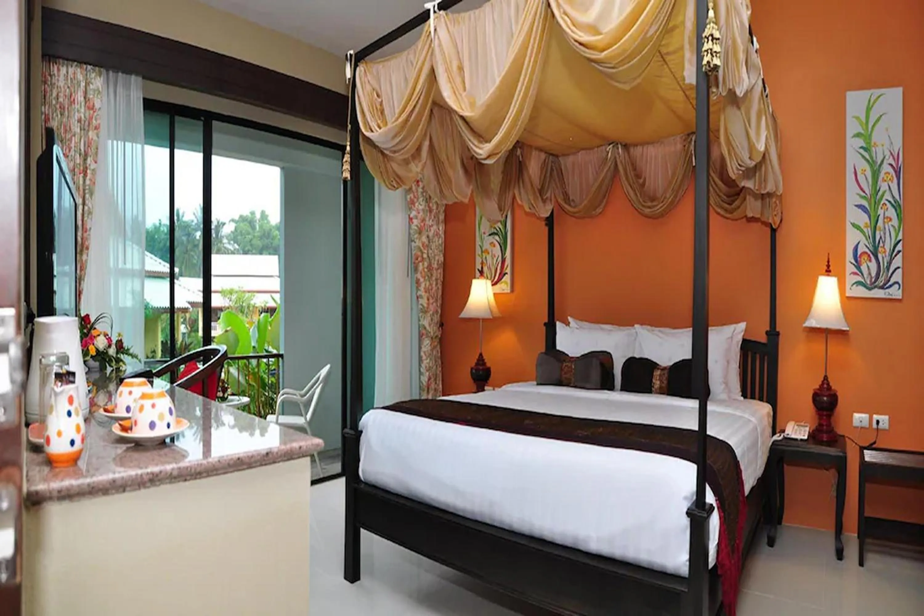 Photo of the whole room, Bed in Poonyamantra Resort Chiang Rai